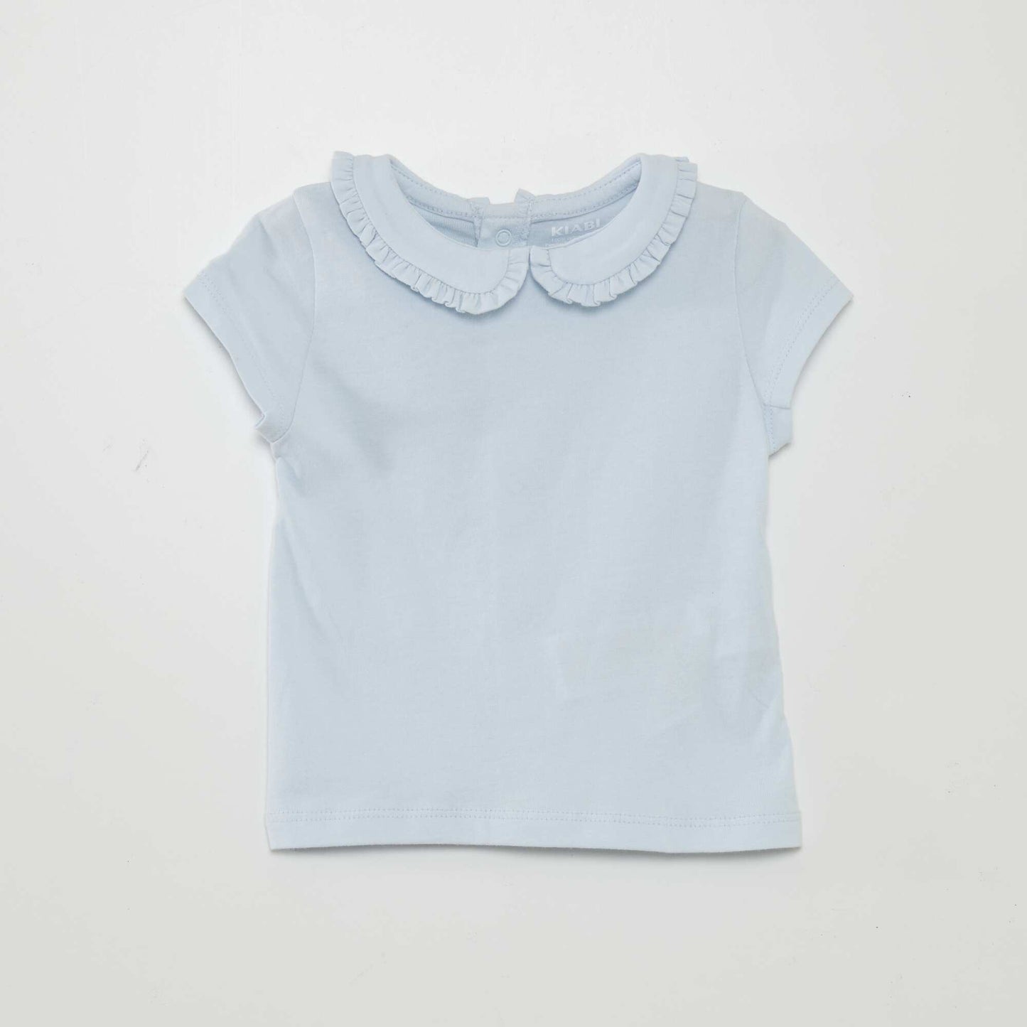 Peter Pan collar T-shirt BLUE