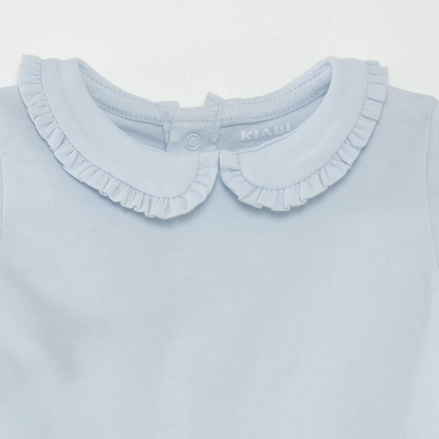 Peter Pan collar T-shirt BLUE