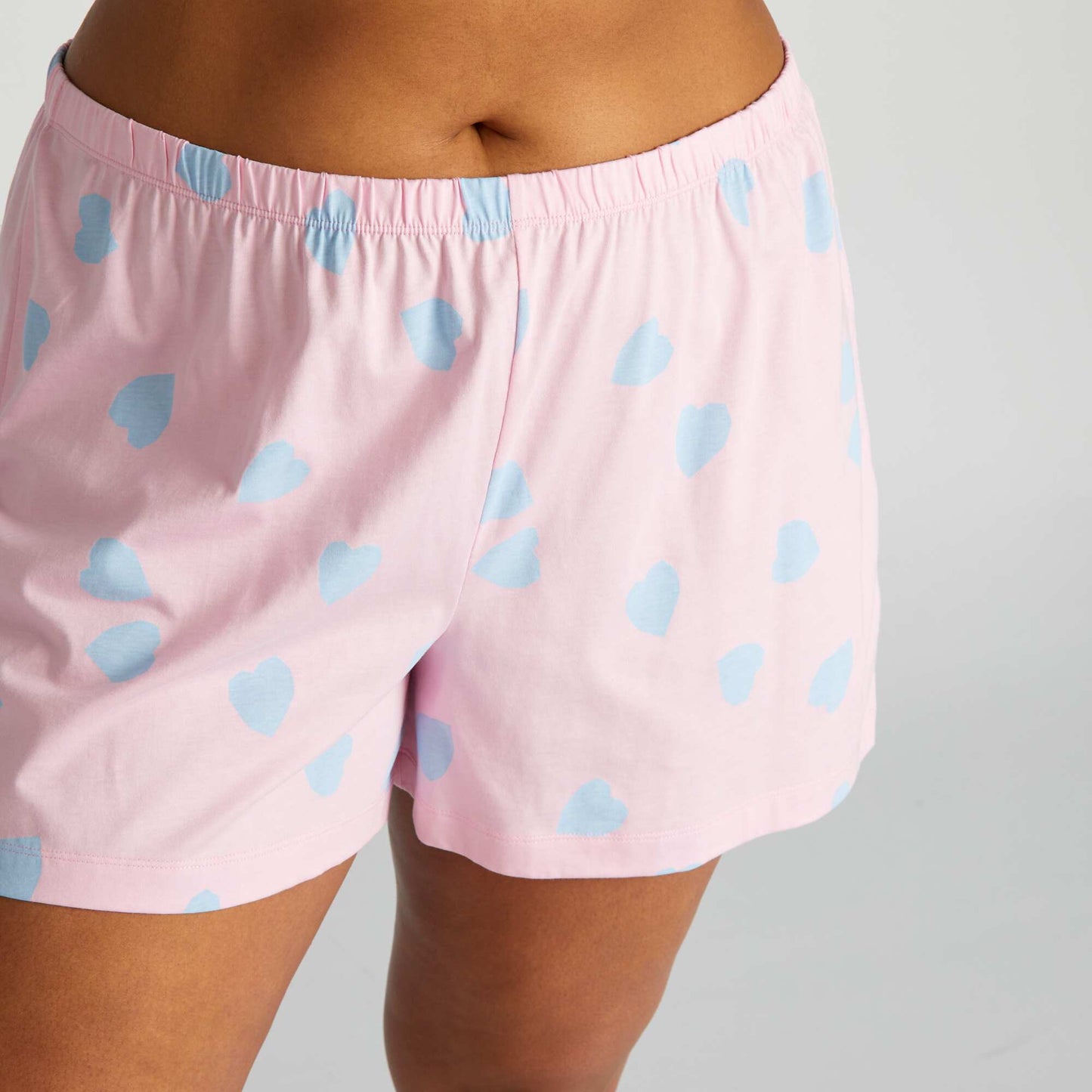 'Stitch' short jersey pyjamas - 2-piece set BLUE