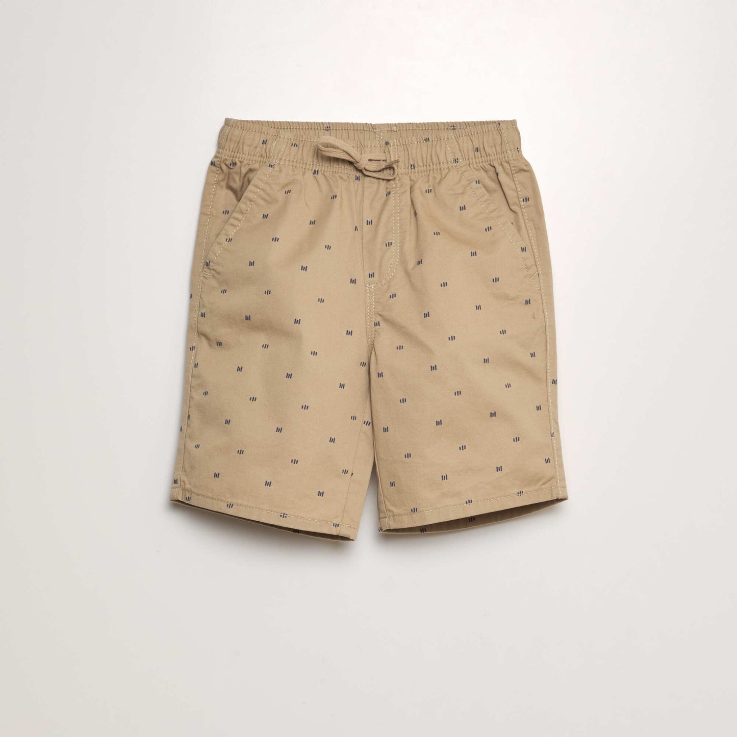 Printed Bermuda shorts BEIGE