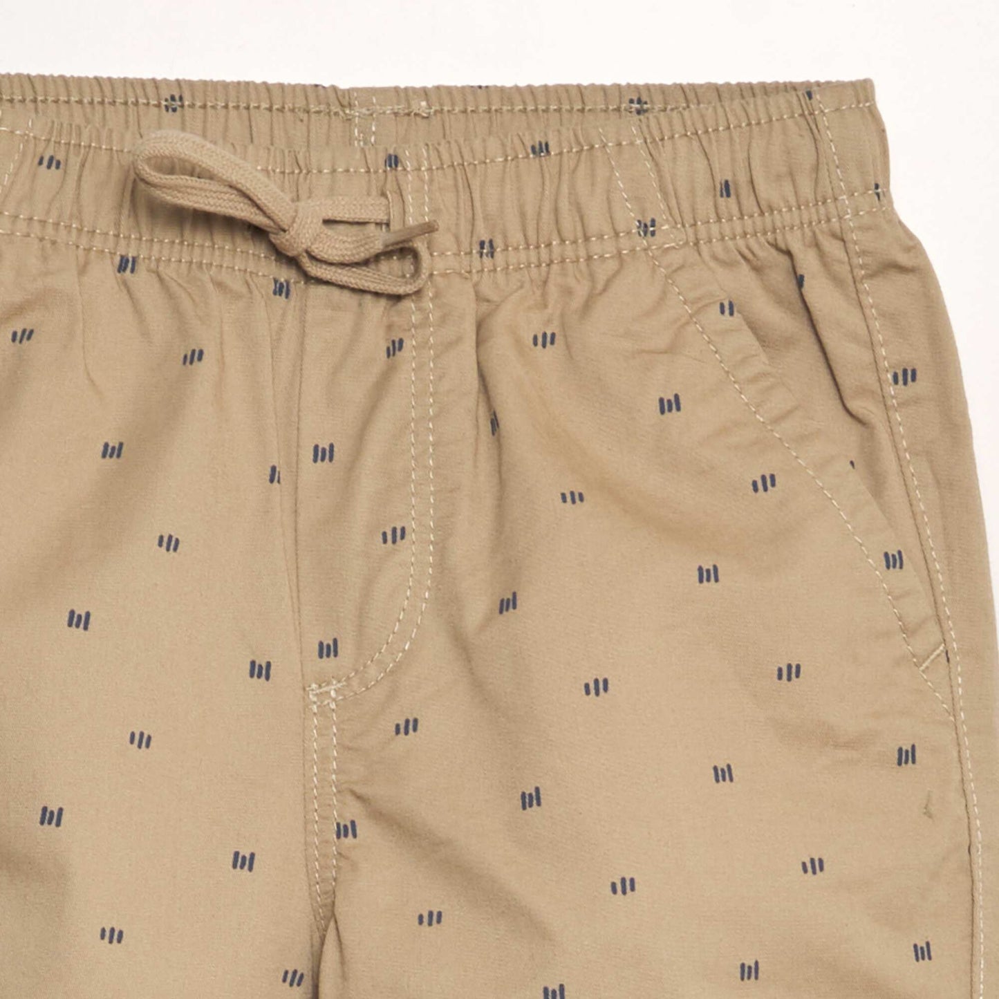 Printed Bermuda shorts BEIGE