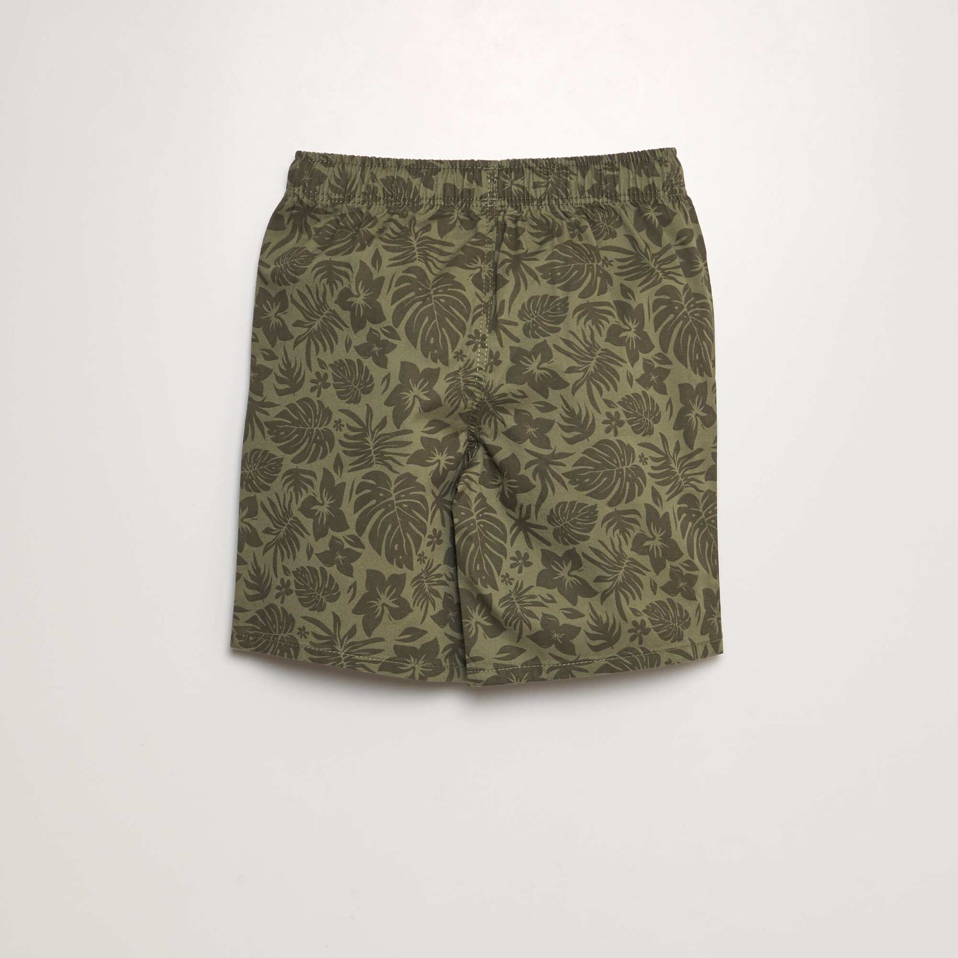 Printed Bermuda shorts KHAKI