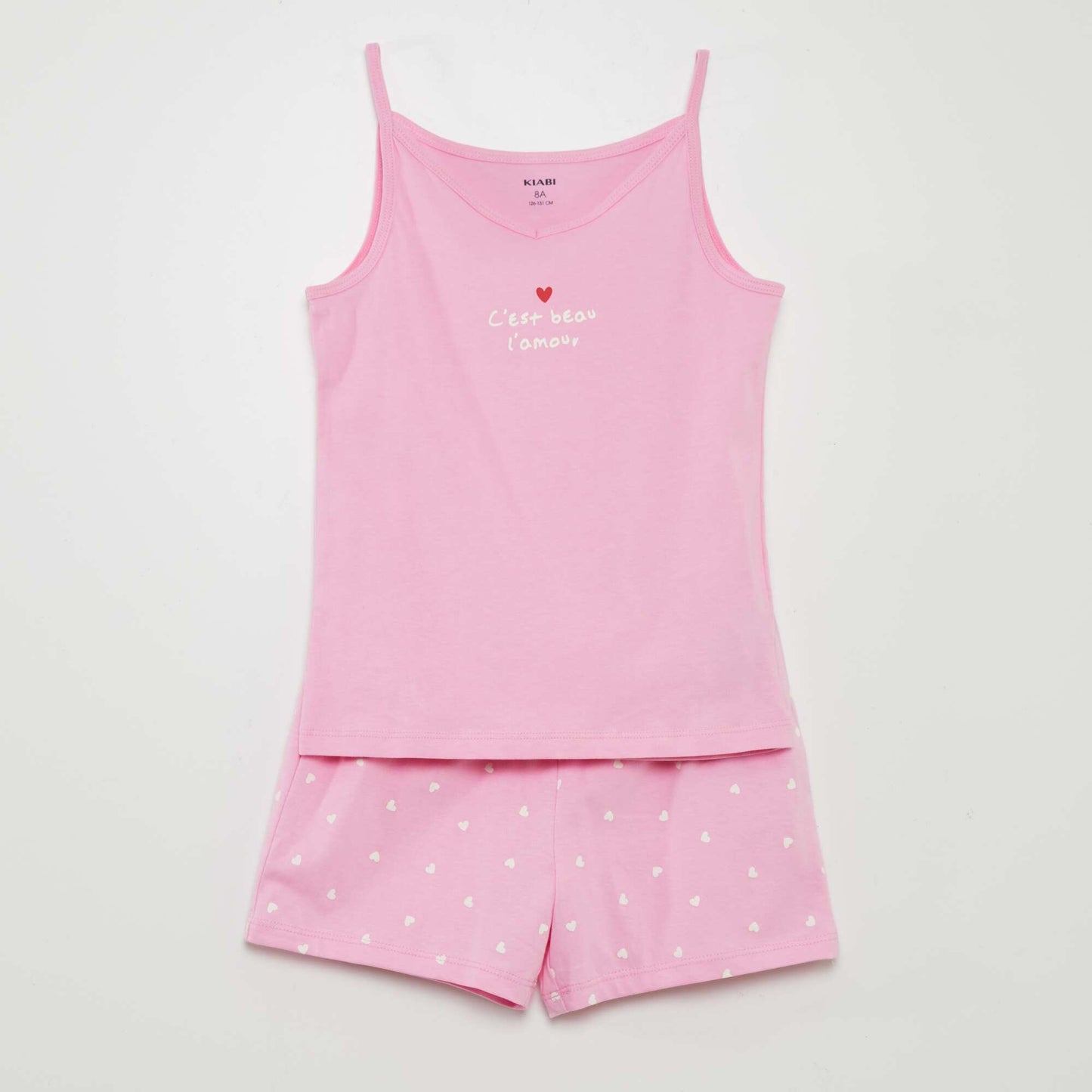 Printed pyjama set - 2-piece set PINK
