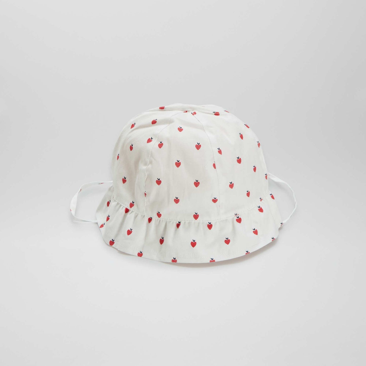 Printed bucket hat WHITE