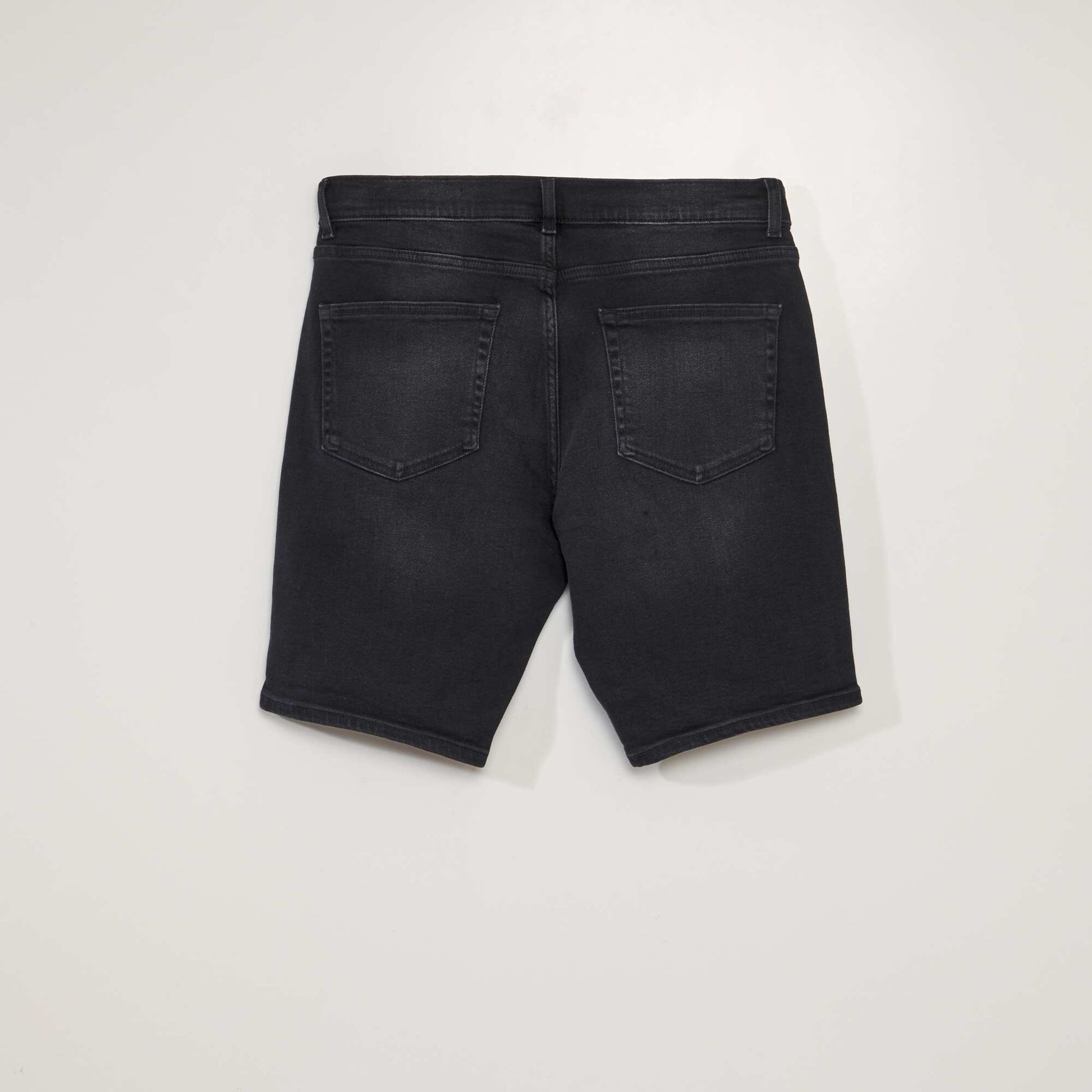 5-pocket denim Bermuda shorts GREY