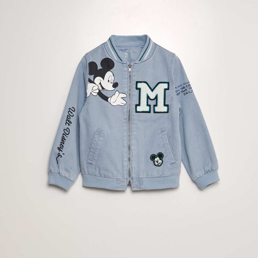 Disney Mickey Mouse varsity-style jacket BLUE