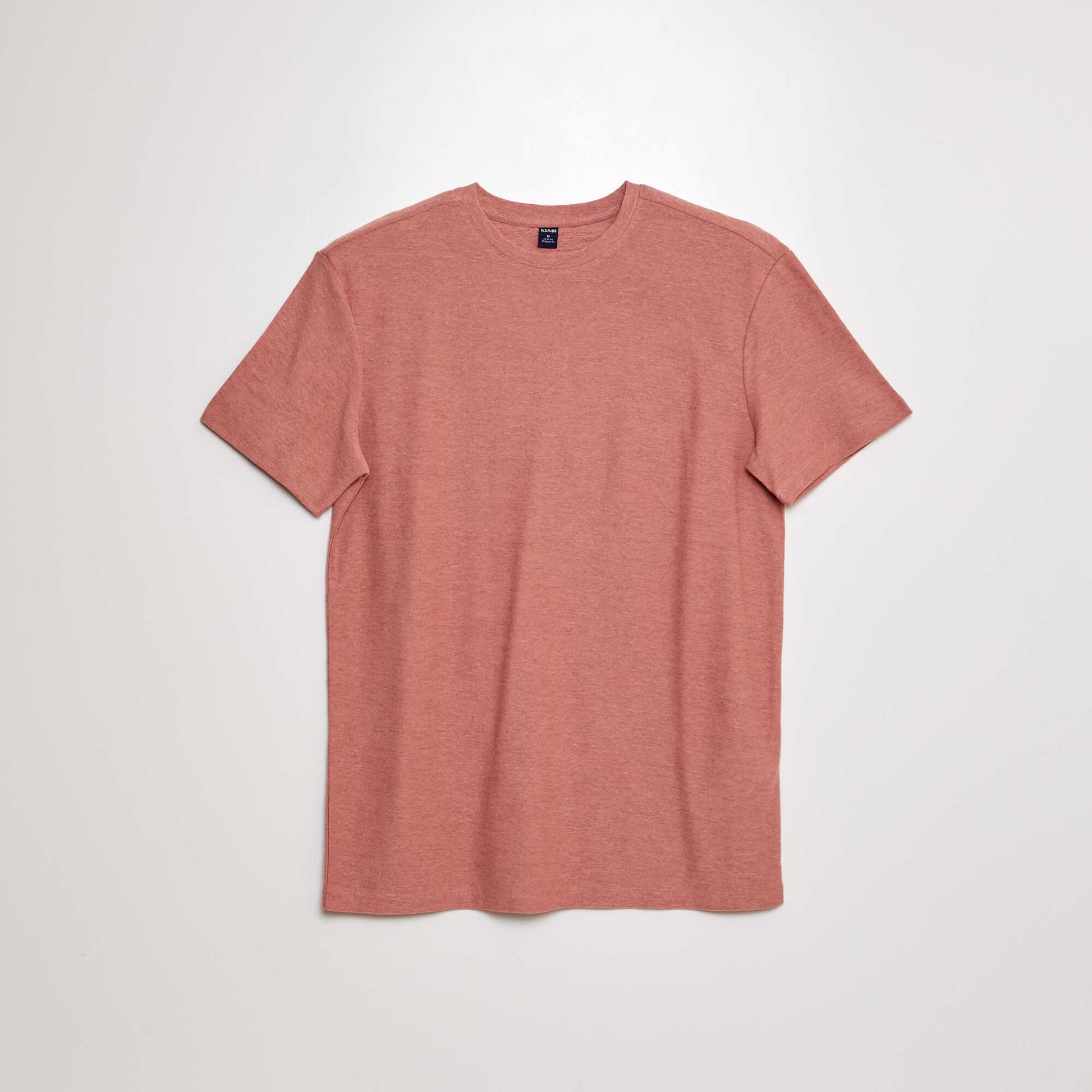 Textured knit T-shirt PINK