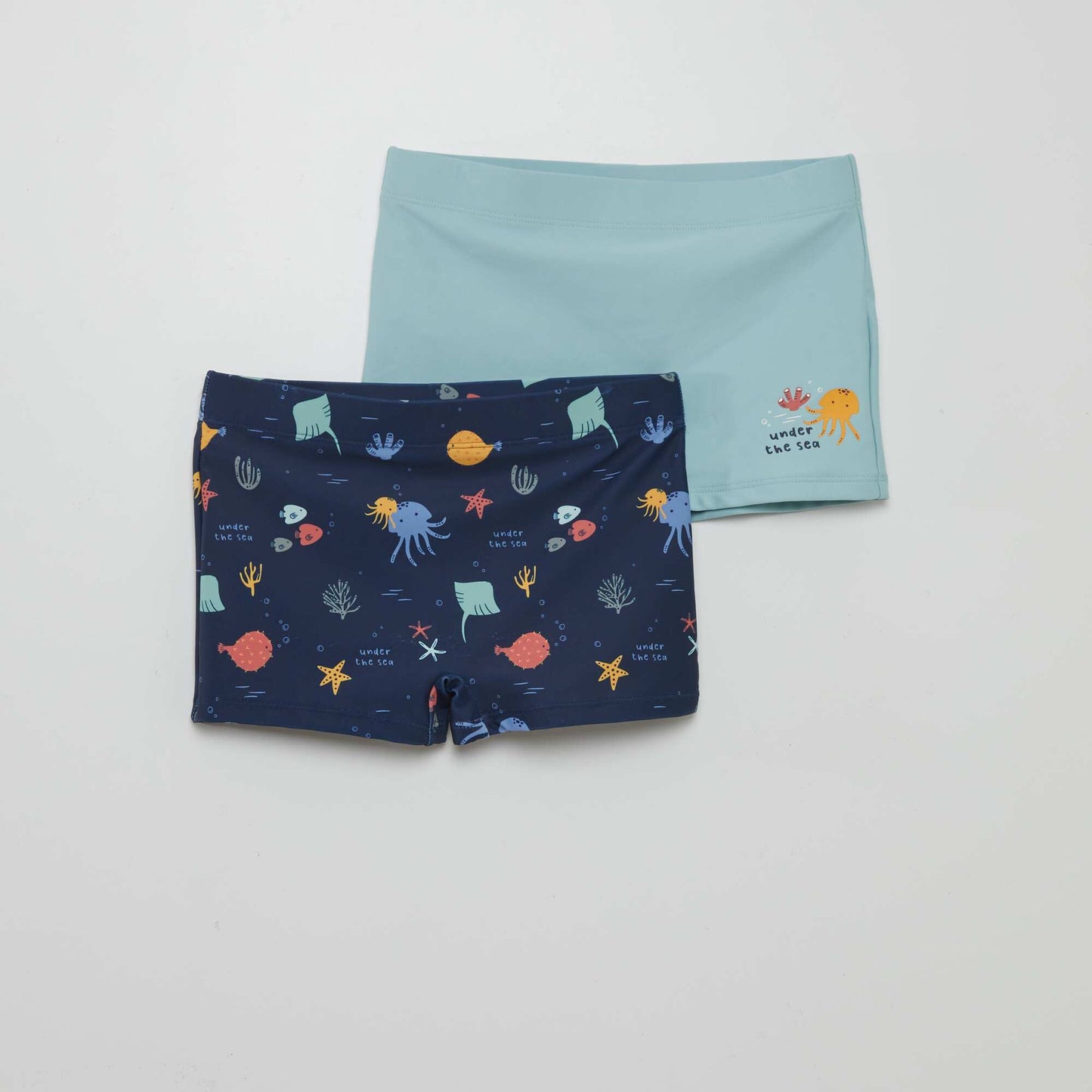 Pack of 2 swim shorts BLUE
