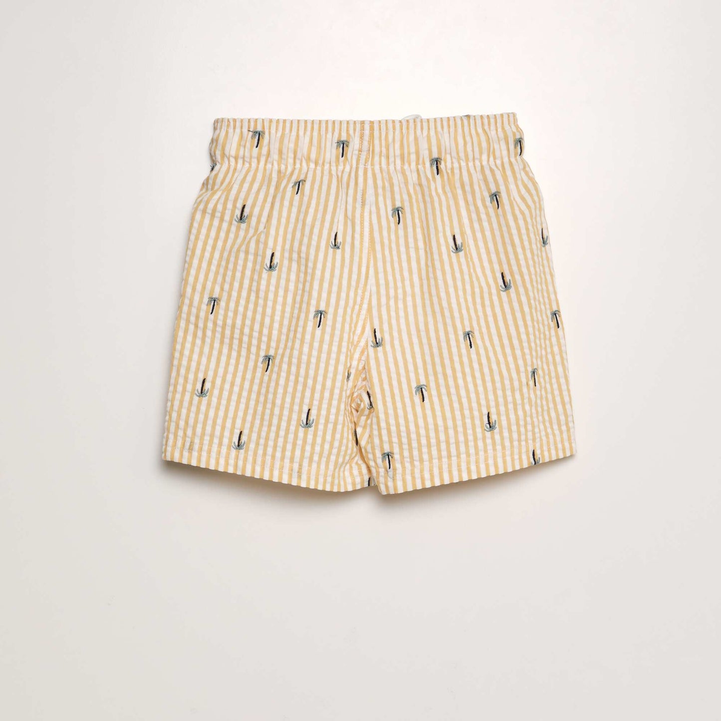 Crêpe swim shorts YELLOW