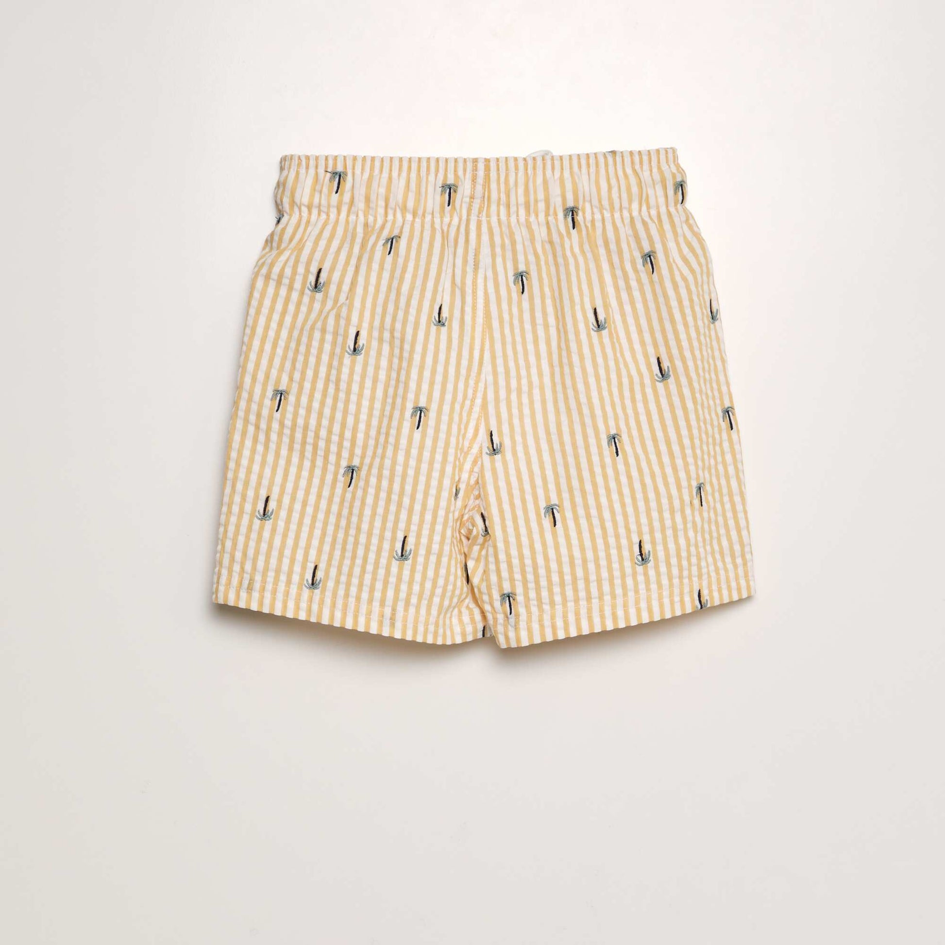Crêpe swim shorts YELLOW