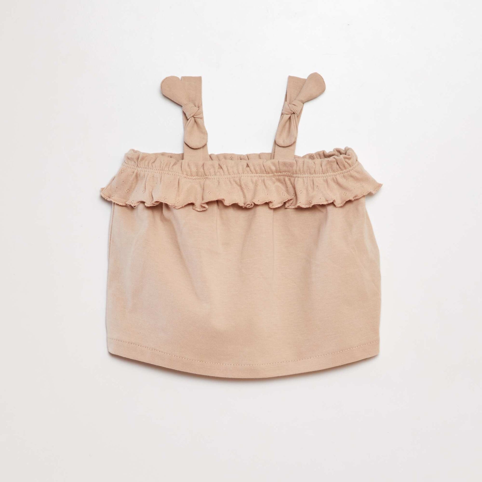 Top  bloomers and headband set - 3-piece set BEIGE
