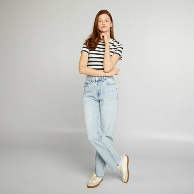 تي شيرت بريتون قصير بيجي