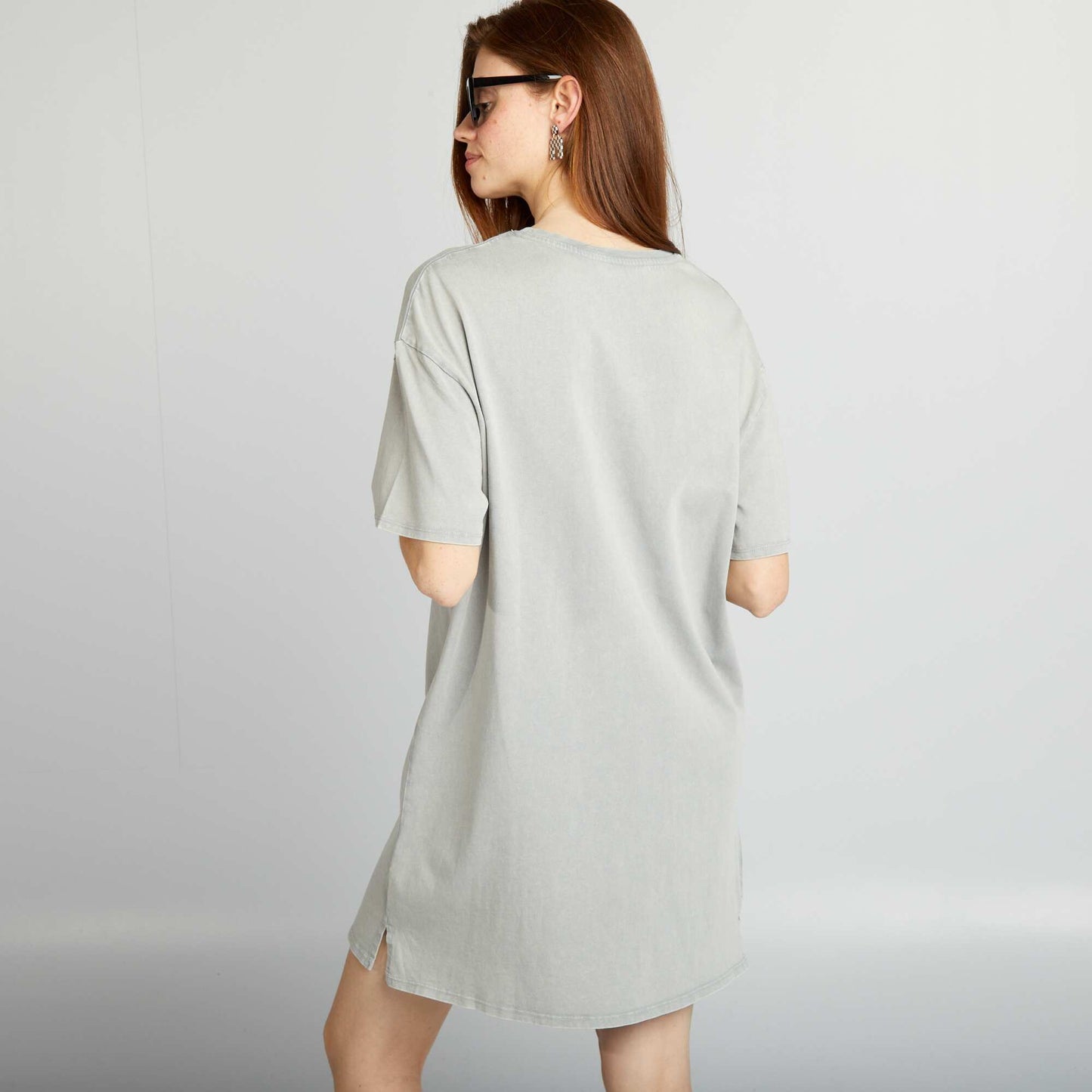 T-shirt dress GREY