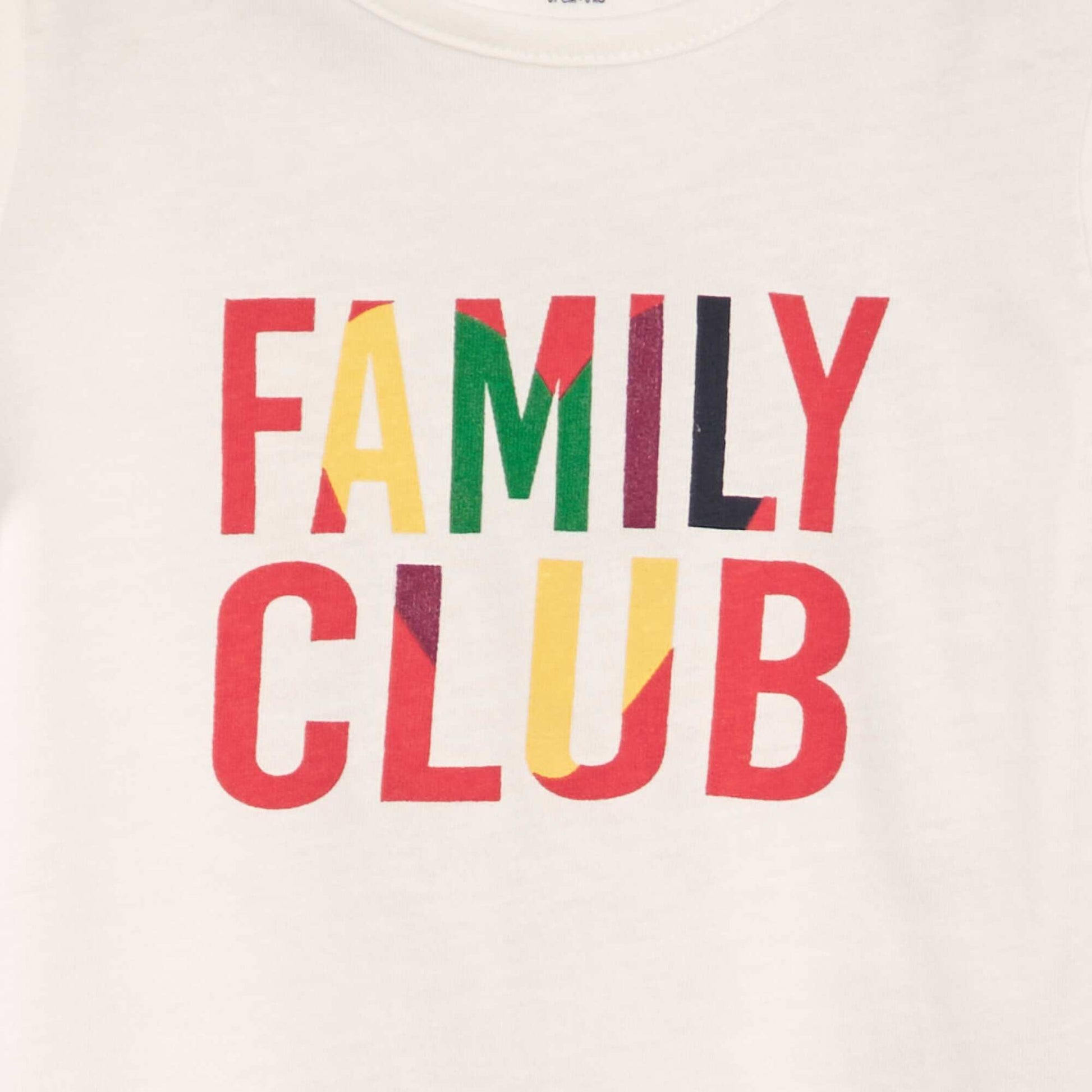 'Mother's Day' jersey knit T-shirt WHITE