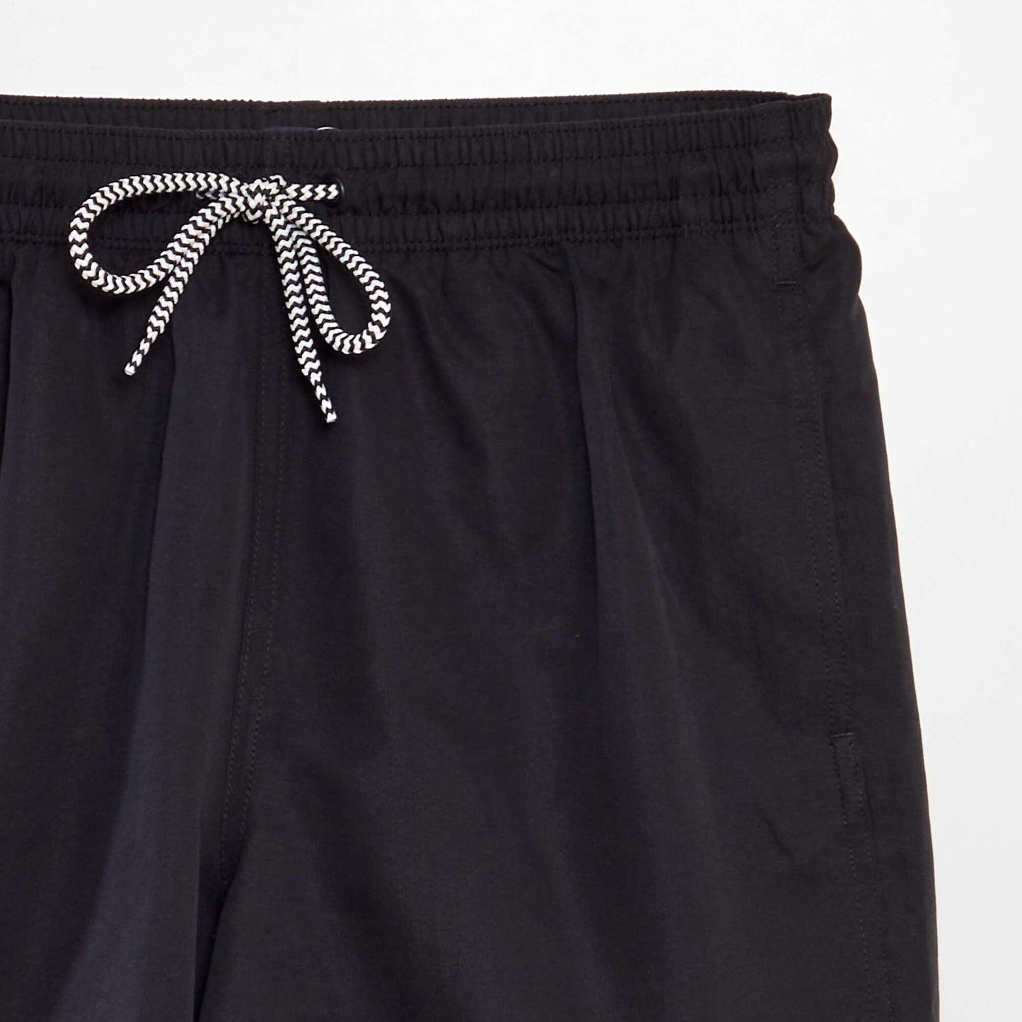 Plain swim shorts BLACK