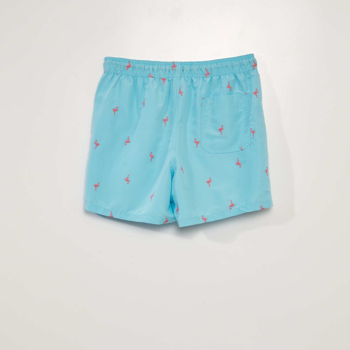Patterned swim shorts BLUE