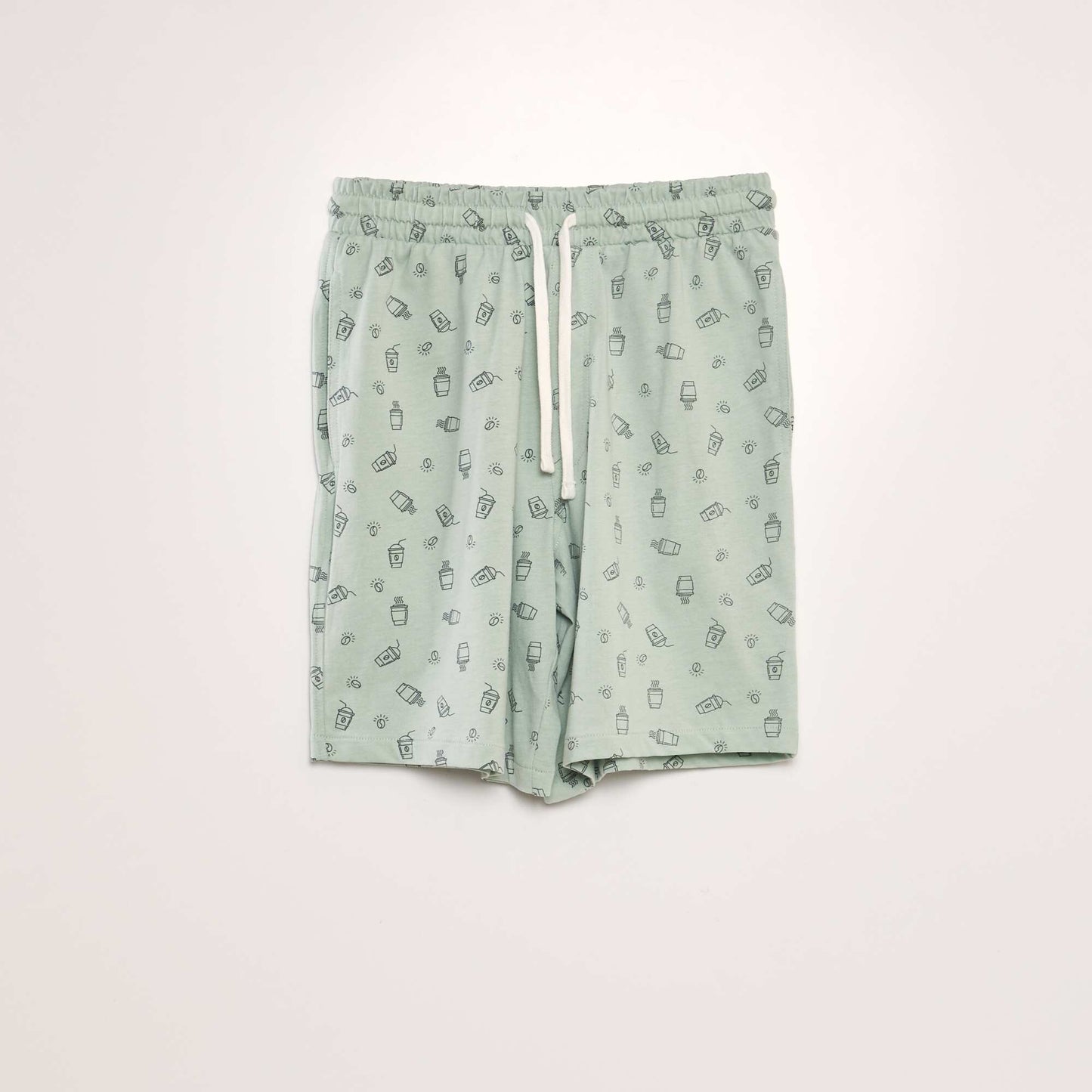 Pack of 2 pairs of jersey shorts GREEN