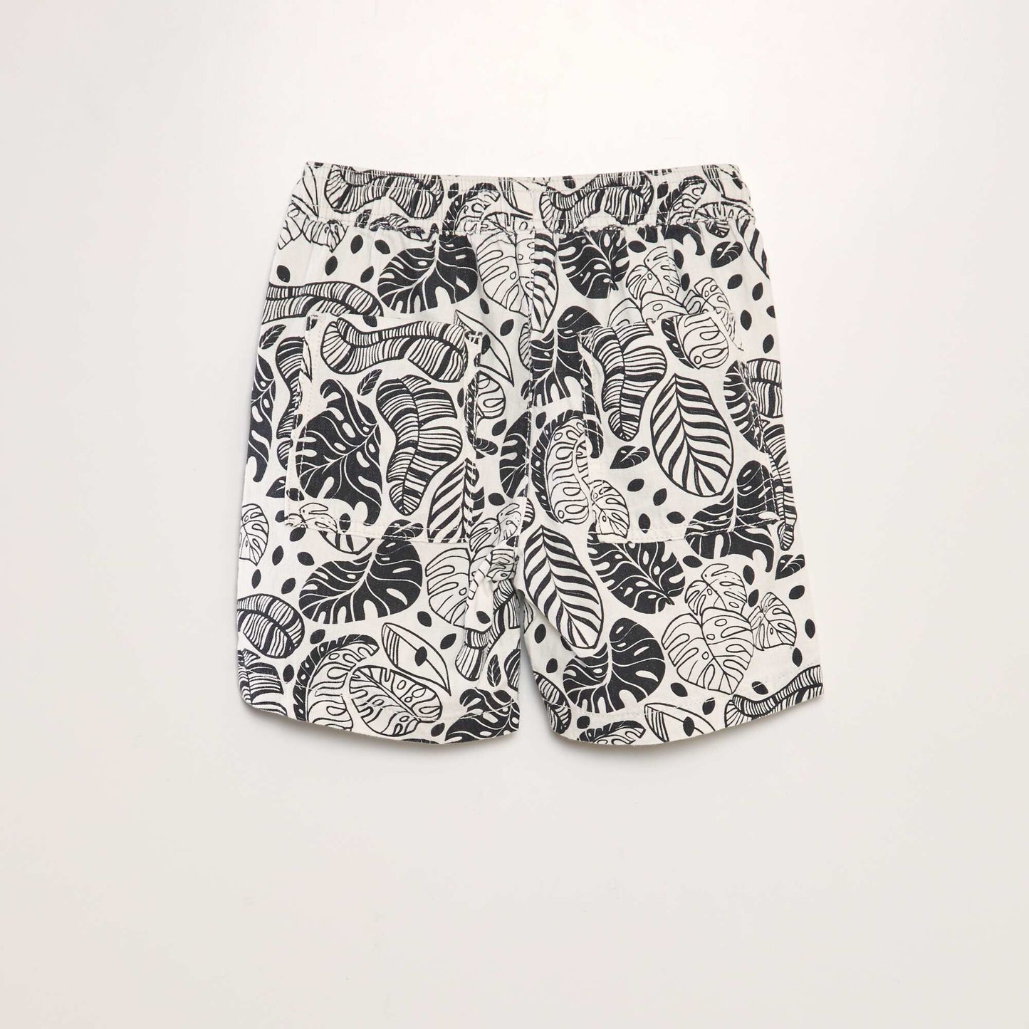 Printed swim shorts WHITE