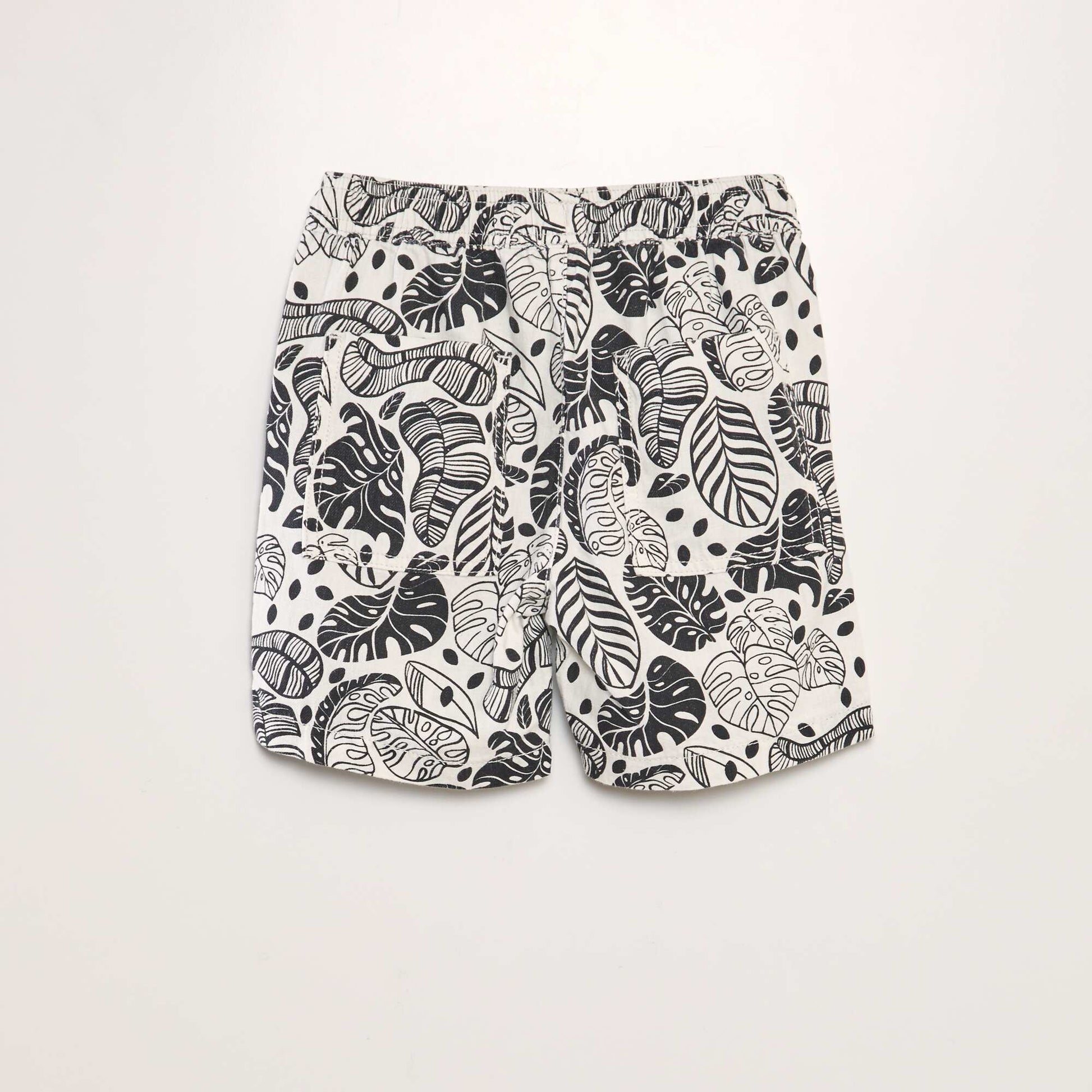 Printed swim shorts WHITE