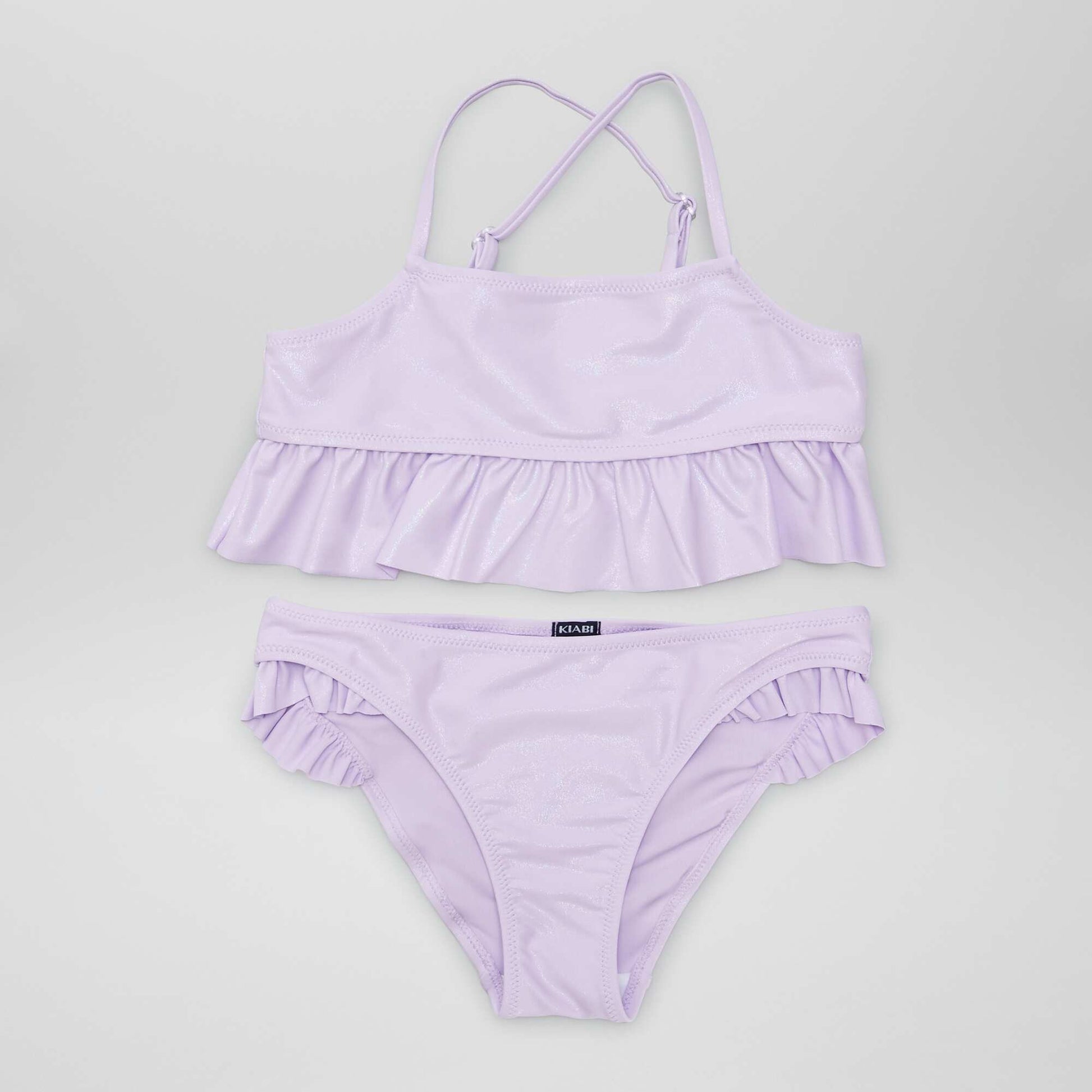 Ruffled bikini - 2-piece set PURPLE
