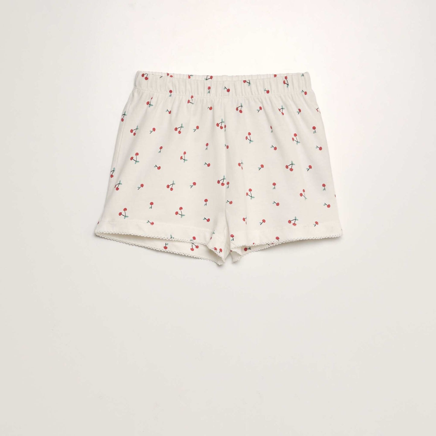 Short pyjamas - 2-piece set WHITE