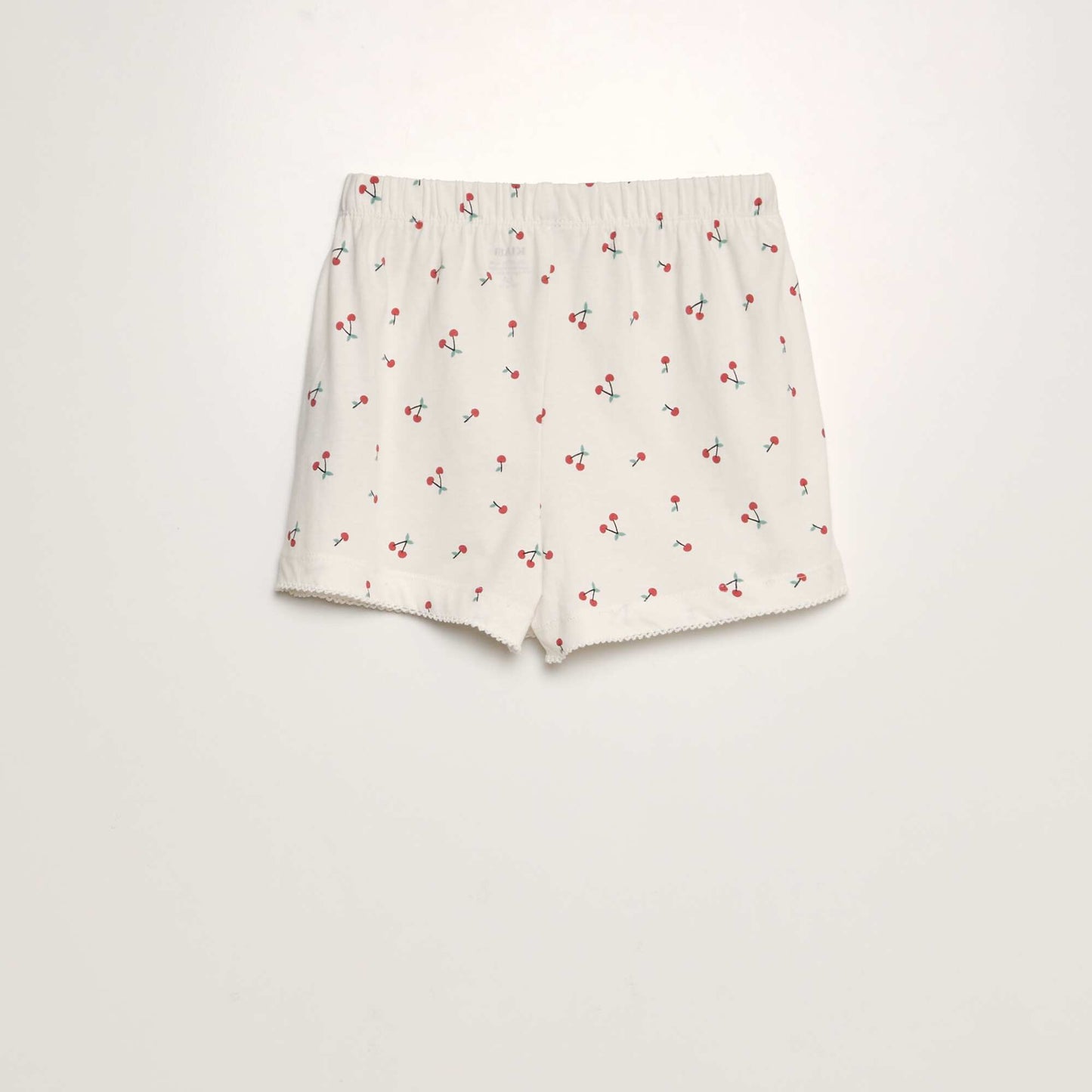 Short pyjamas - 2-piece set WHITE