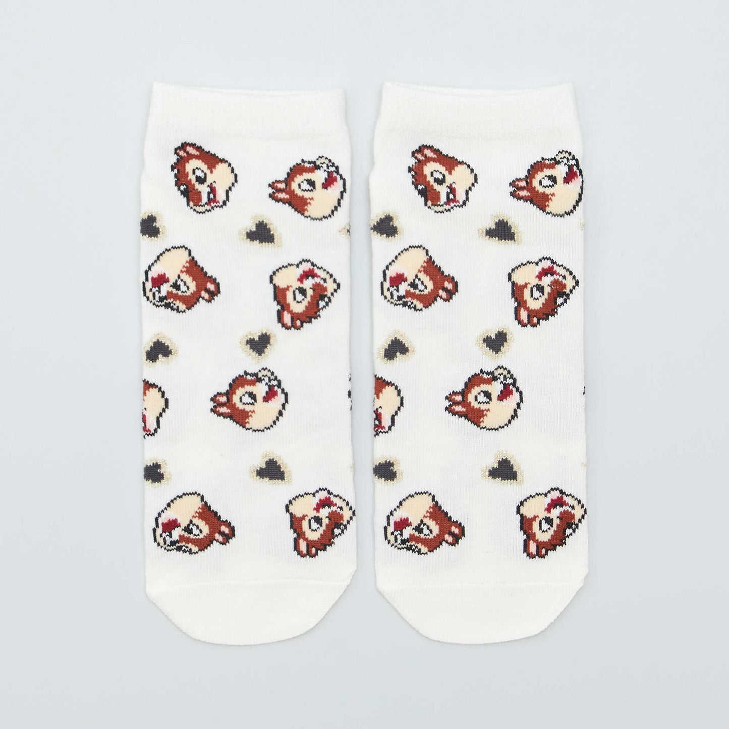 Pack of 'Disney' pop socks - 3 pairs BEIGE