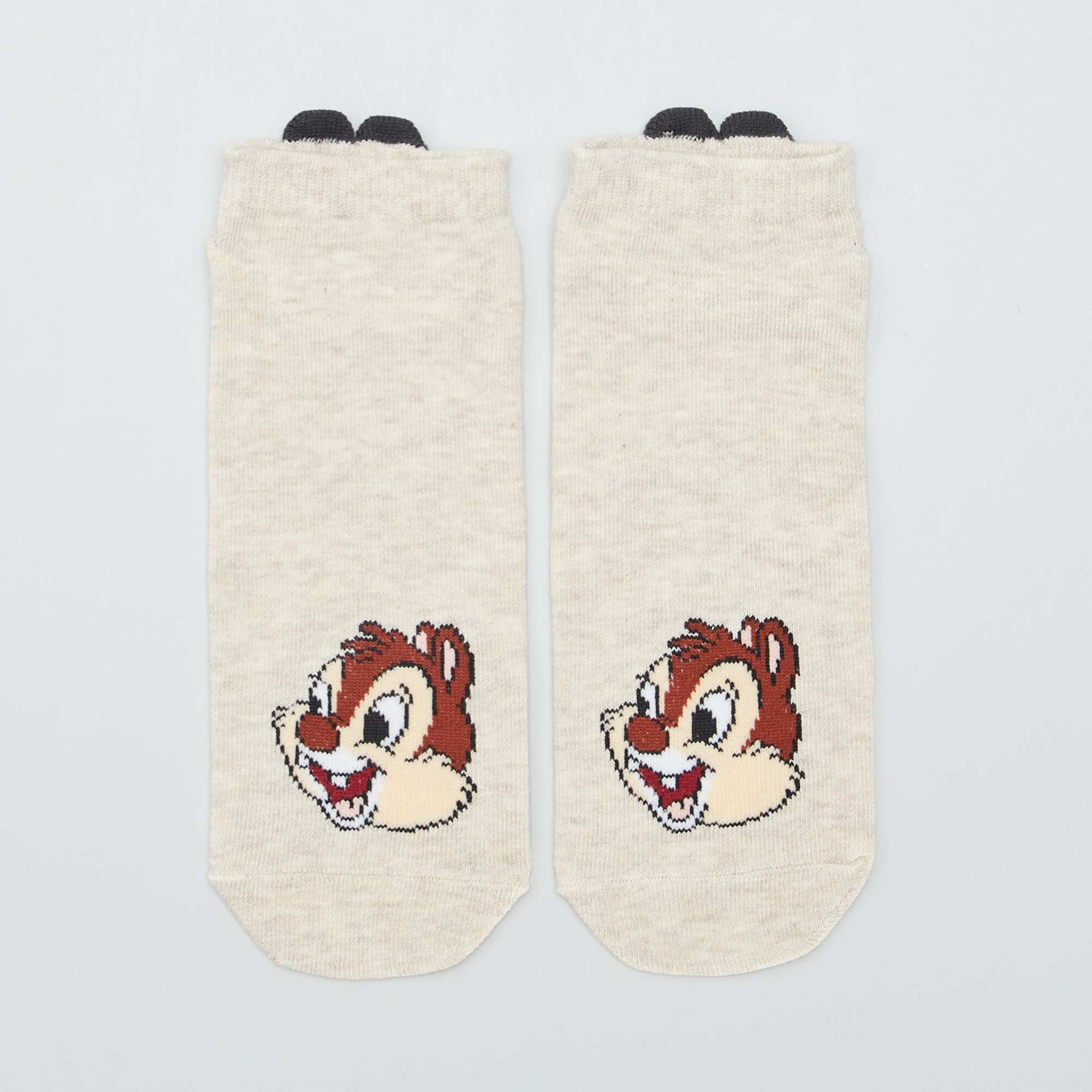 Pack of 'Disney' pop socks - 3 pairs BEIGE