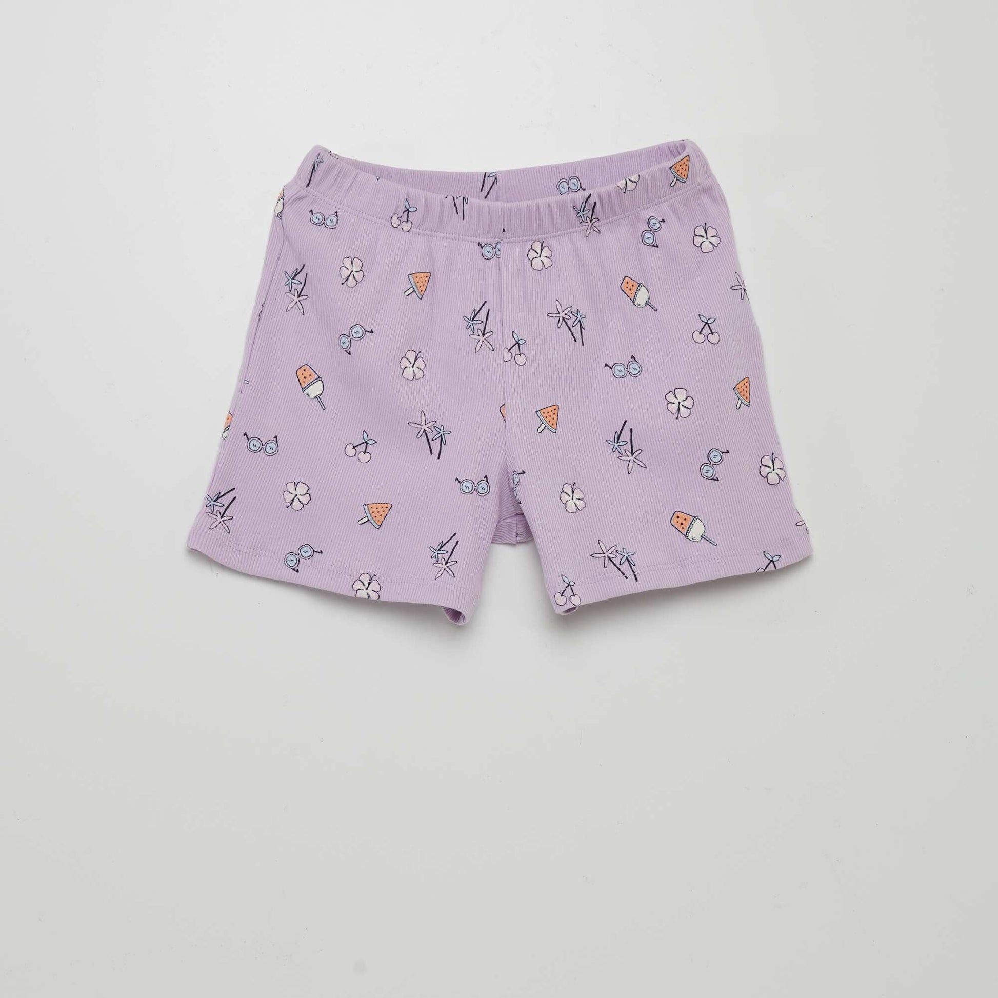Short pyjama set - 2-piece set PURPLE