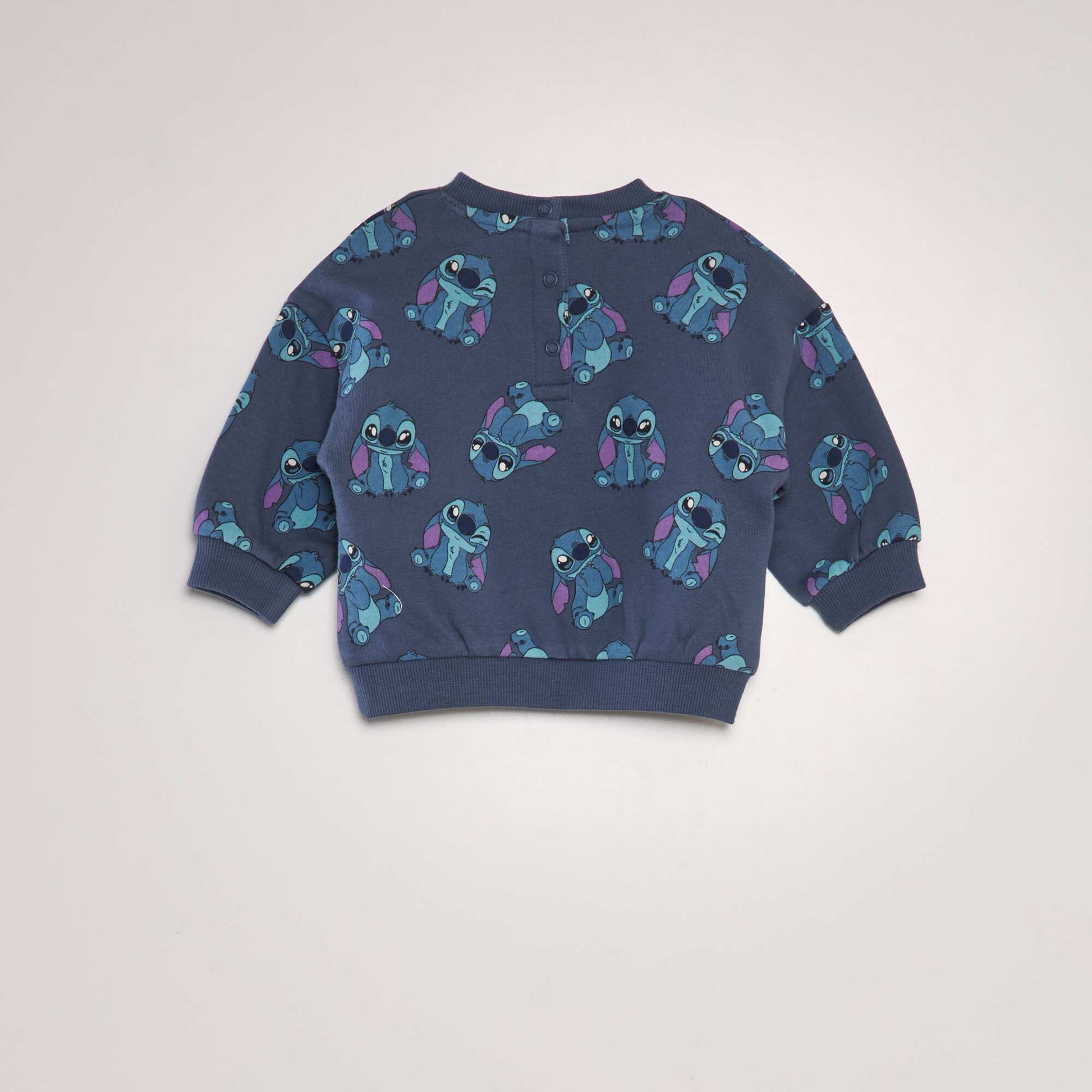 'Stitch' printed sweater BLUE