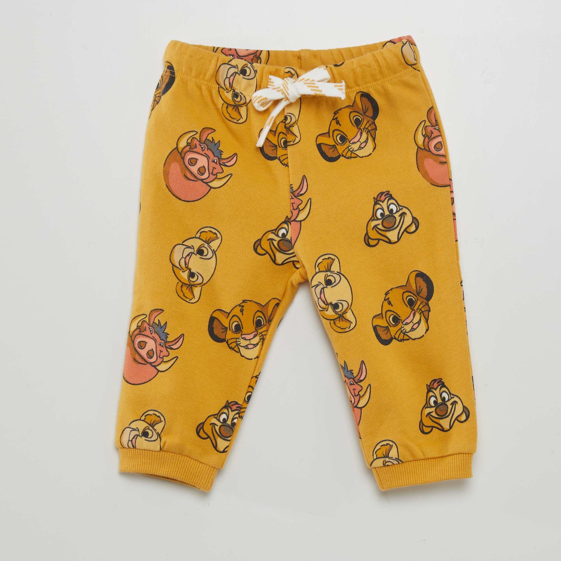 'Simba' printed joggers YELLOW