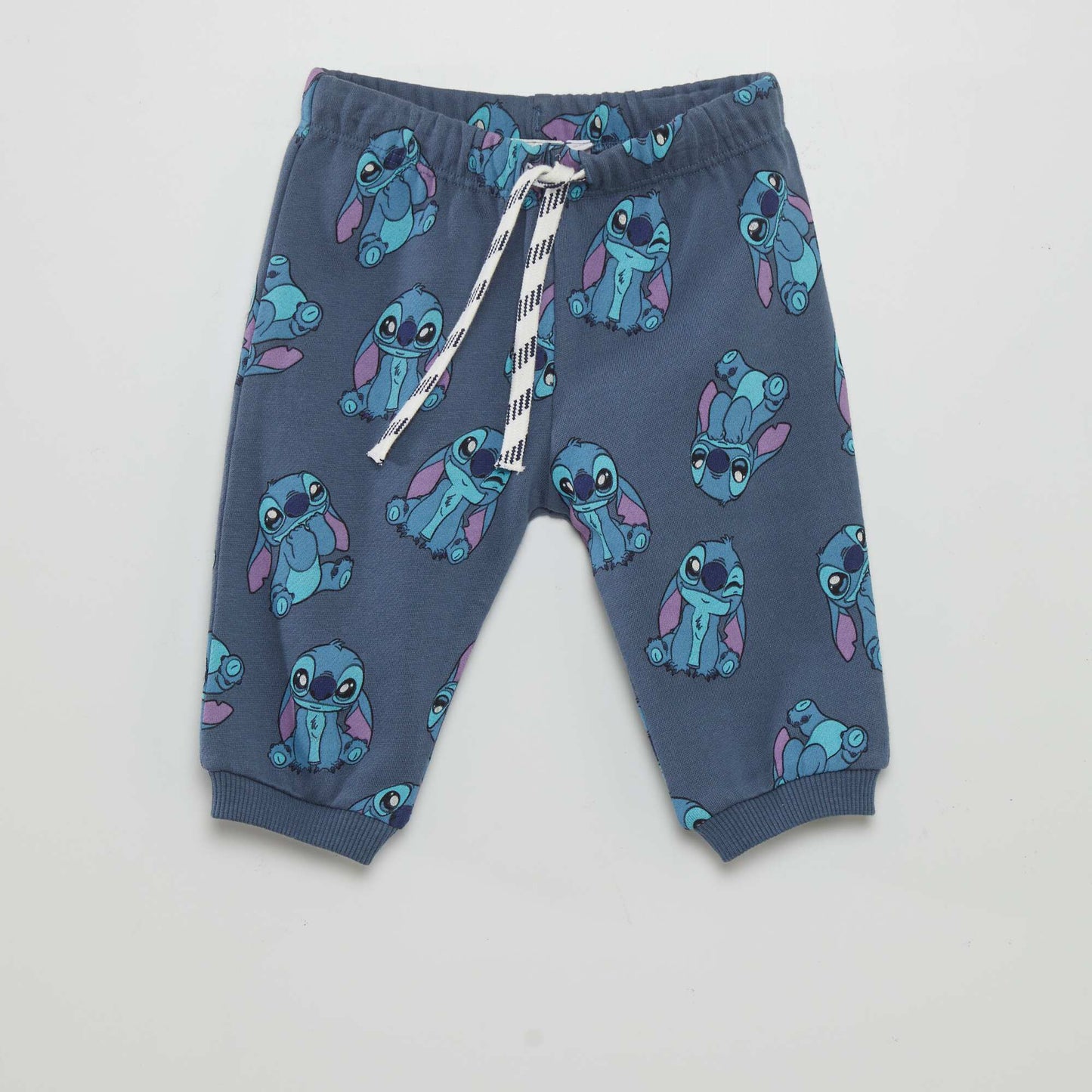 'Stitch' printed joggers BLUE