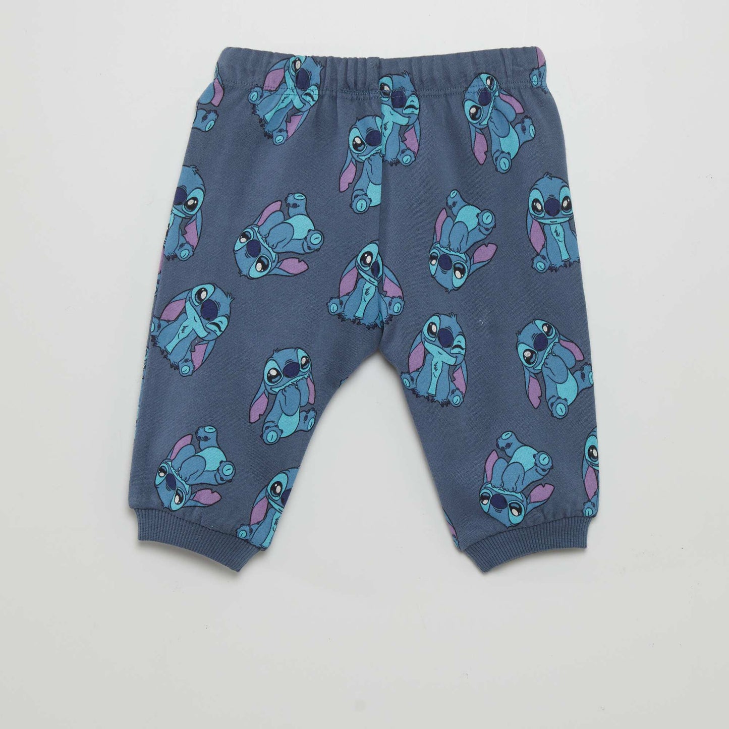 'Stitch' printed joggers BLUE