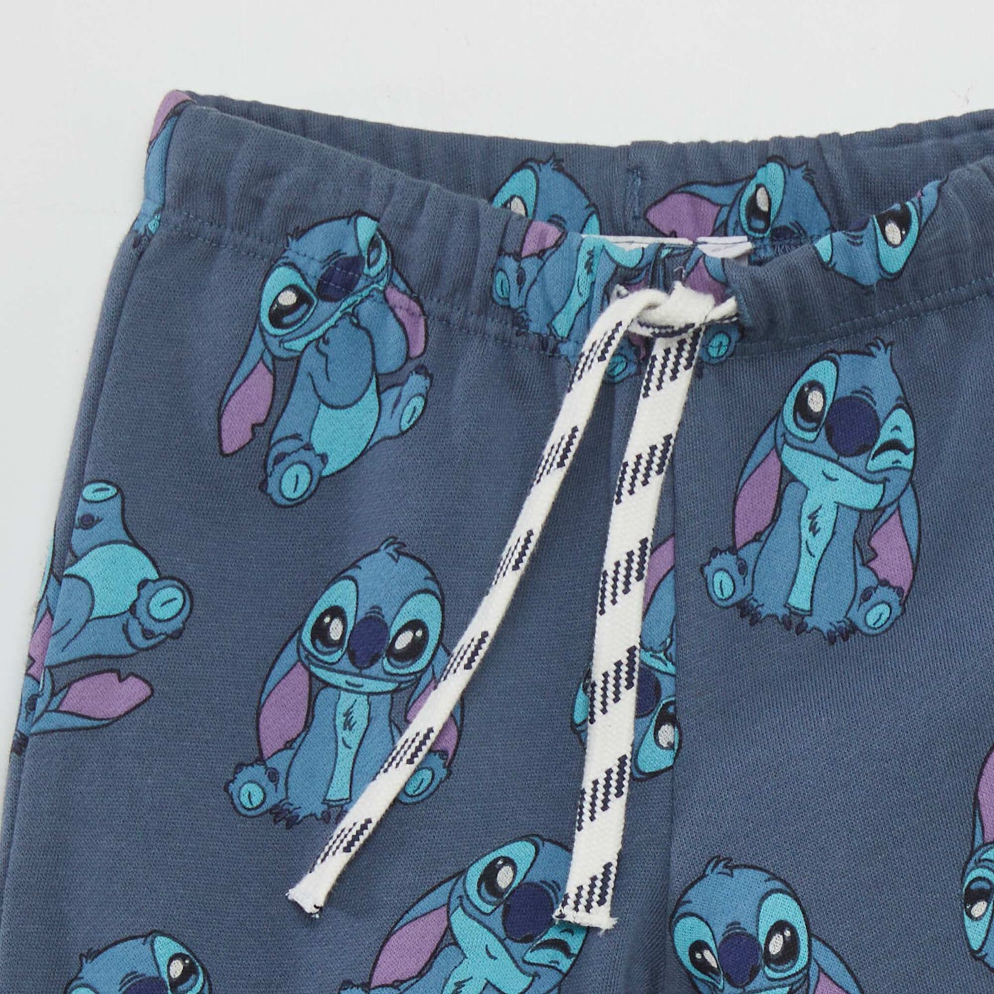 'Stitch' printed joggers BLUE