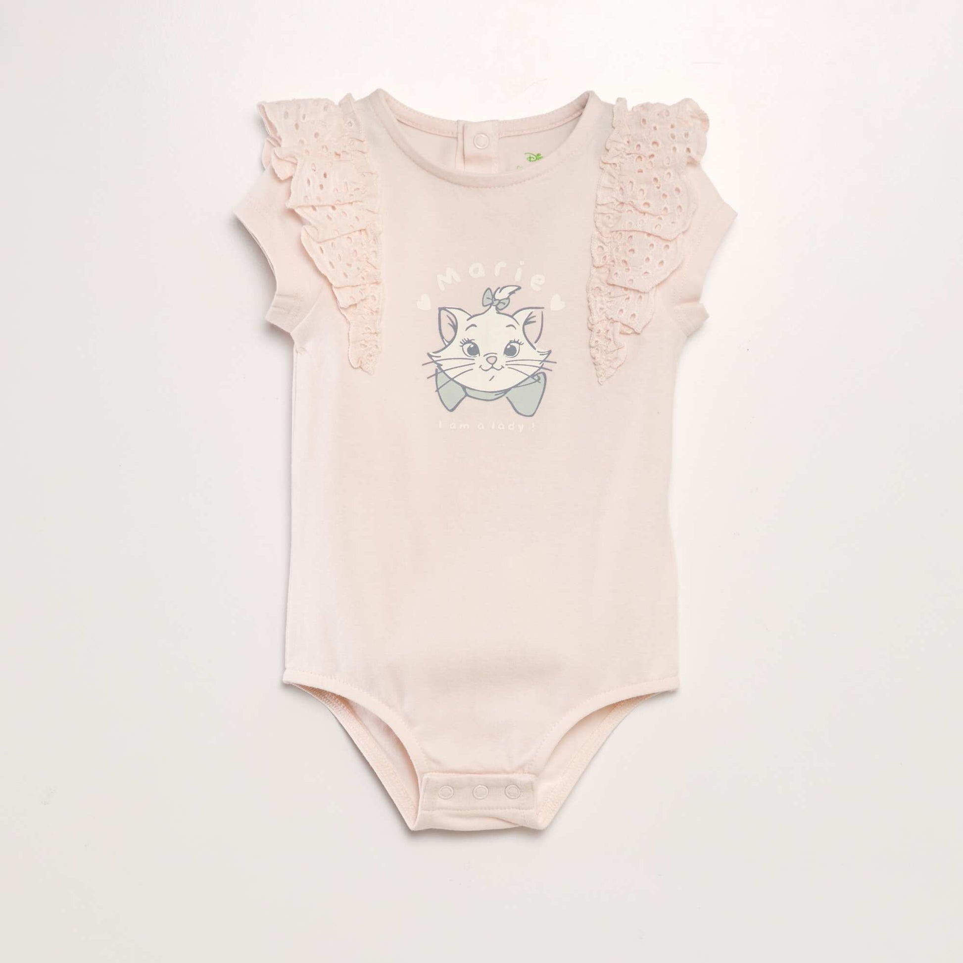Disney ruffled bodysuit PINK