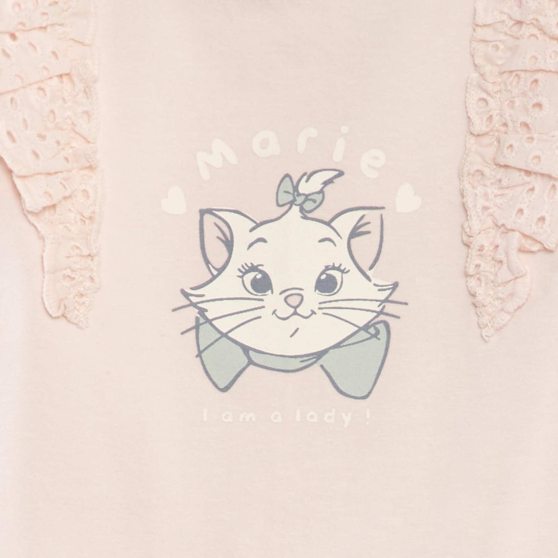 Disney ruffled bodysuit PINK
