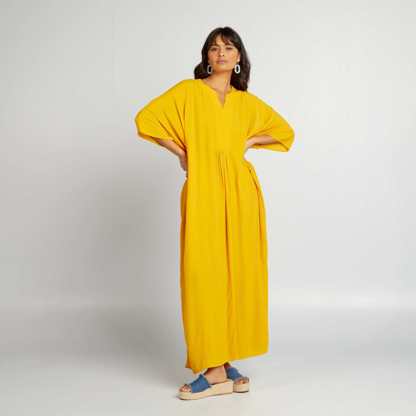 Long  flowing and lightweight dress YELLOW