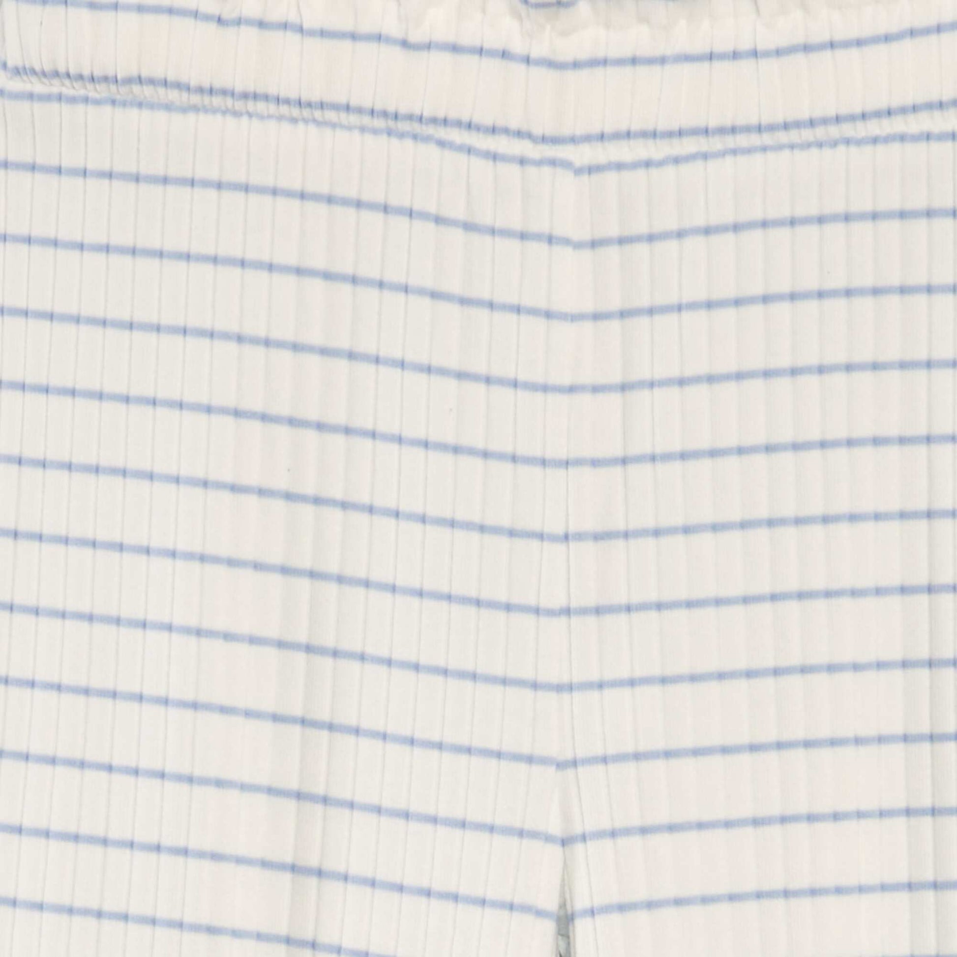 Ribbed knit wide-leg trousers BLUE