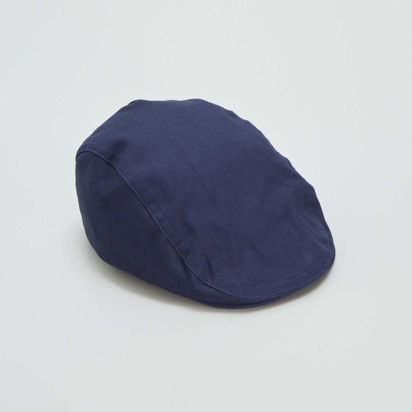 Plain baker boy-style beret BLUE