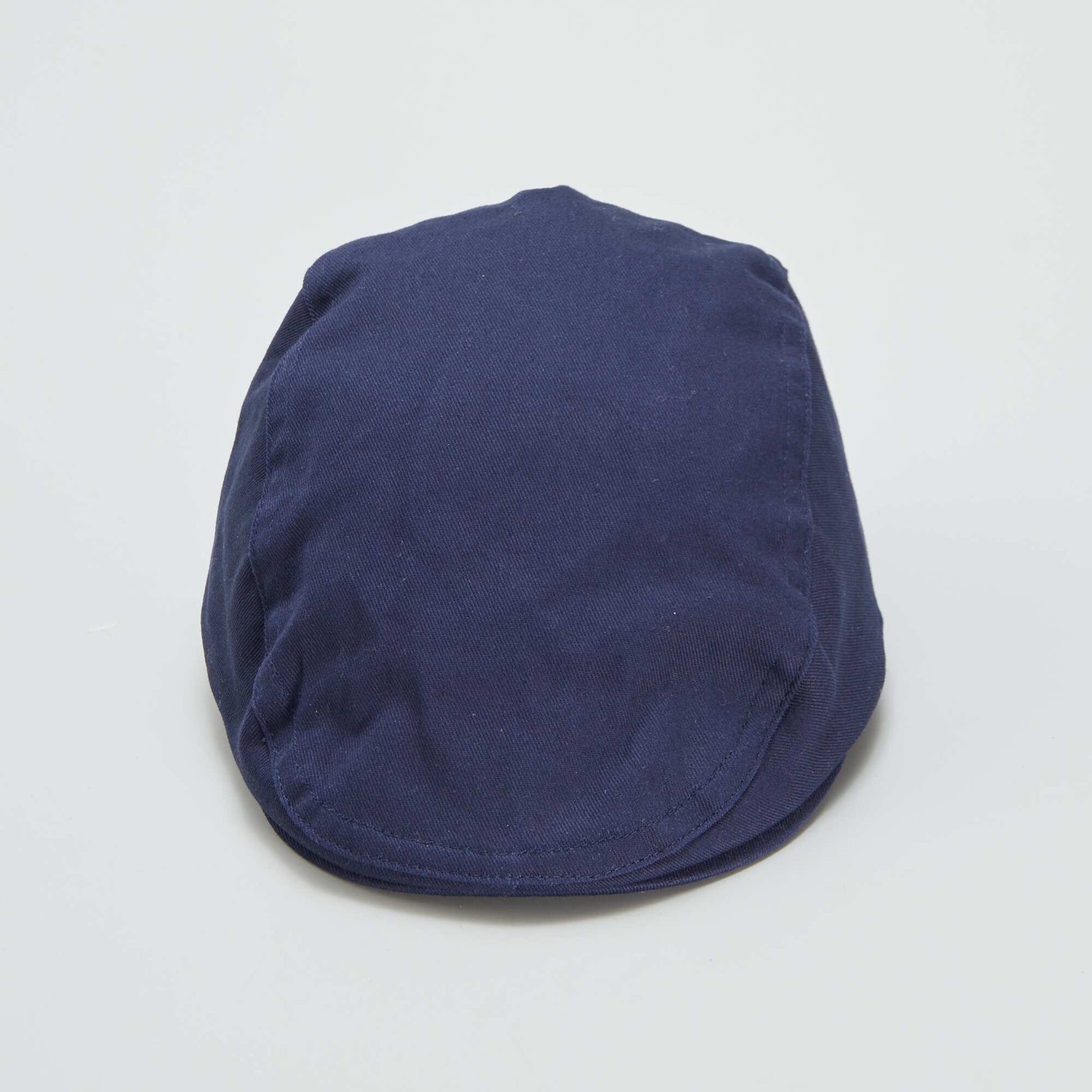 Plain baker boy-style beret BLUE