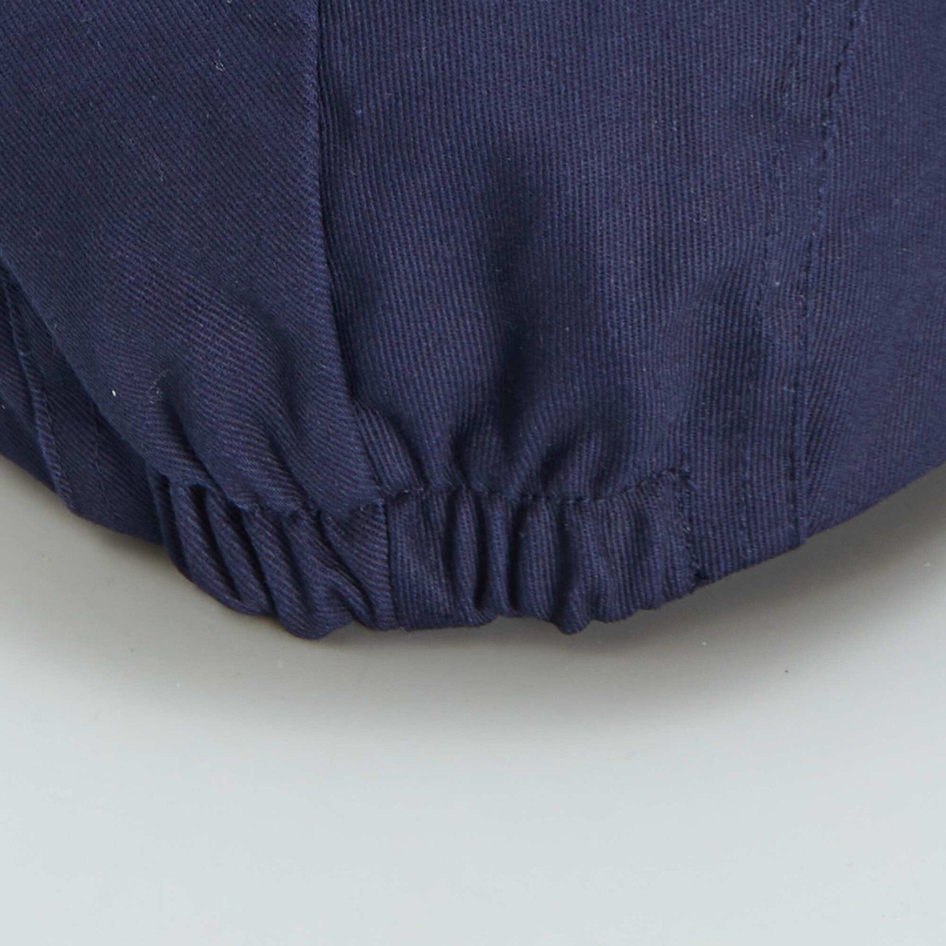 Plain baker boy-style beret BLUE