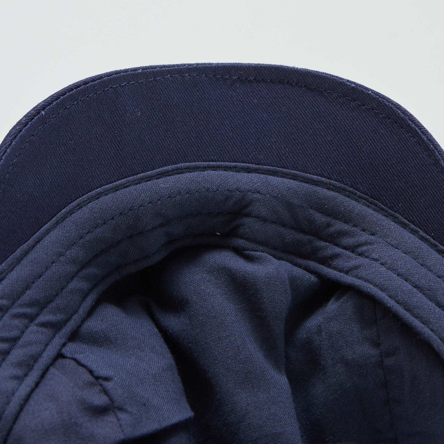 Plain baker boy-style beret BLUE