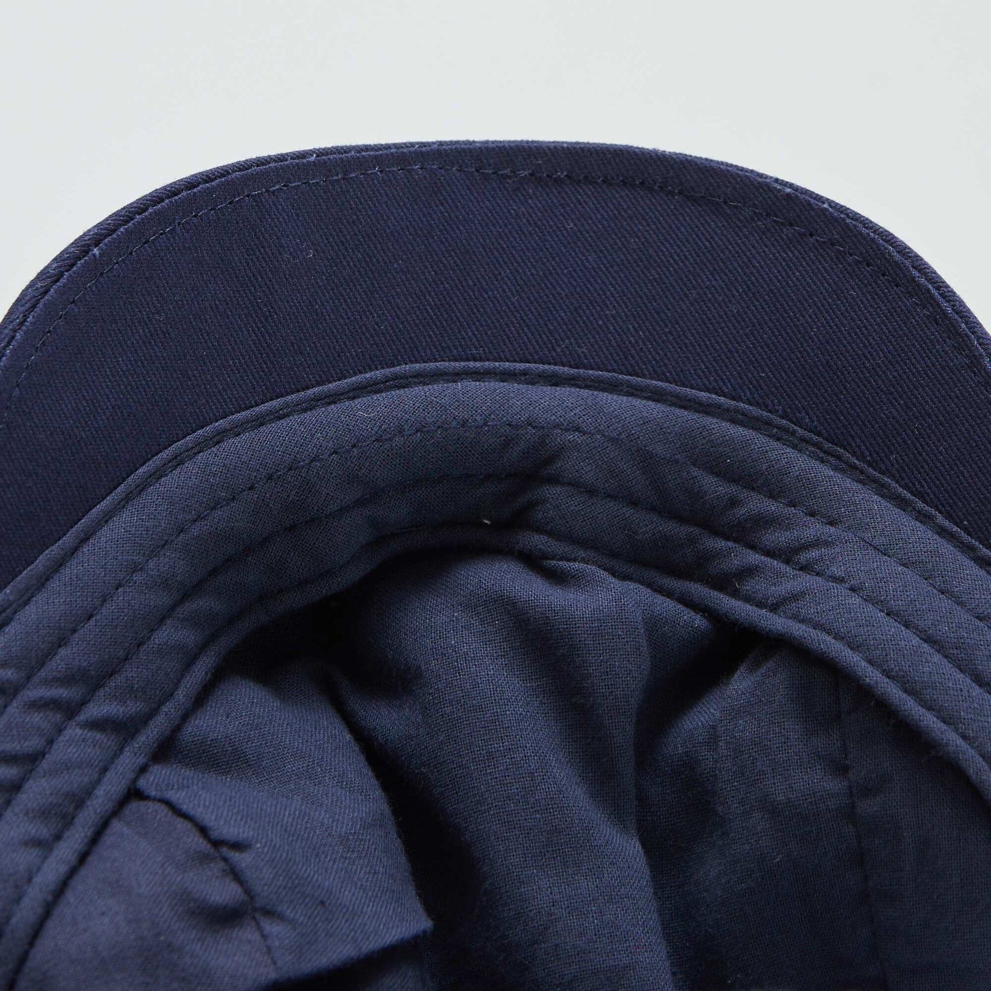 Plain baker boy-style beret BLUE