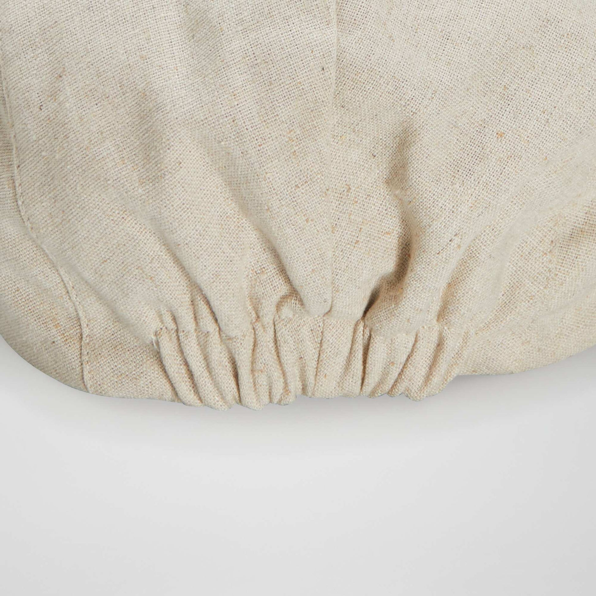 Plain baker boy-style beret BEIGE