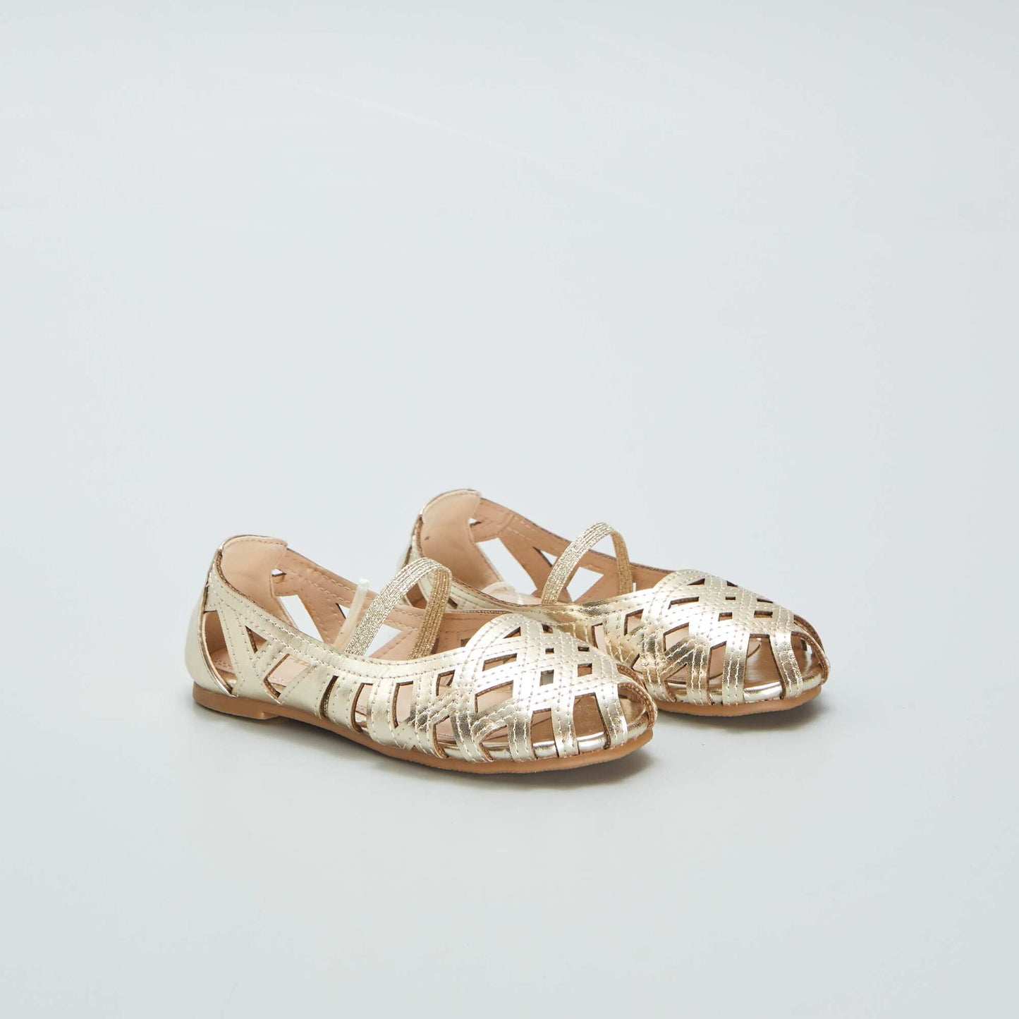 Closed sandals with holes YELLOW