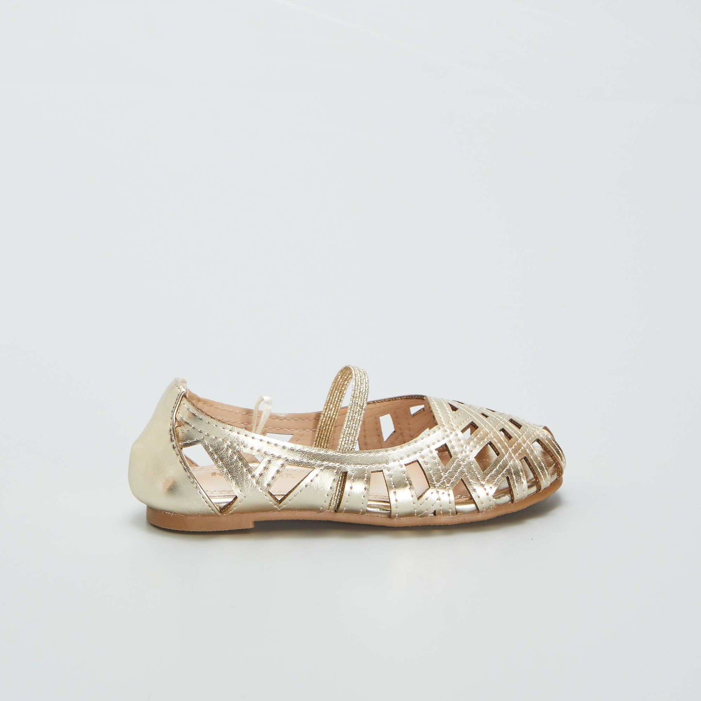Closed sandals with holes YELLOW