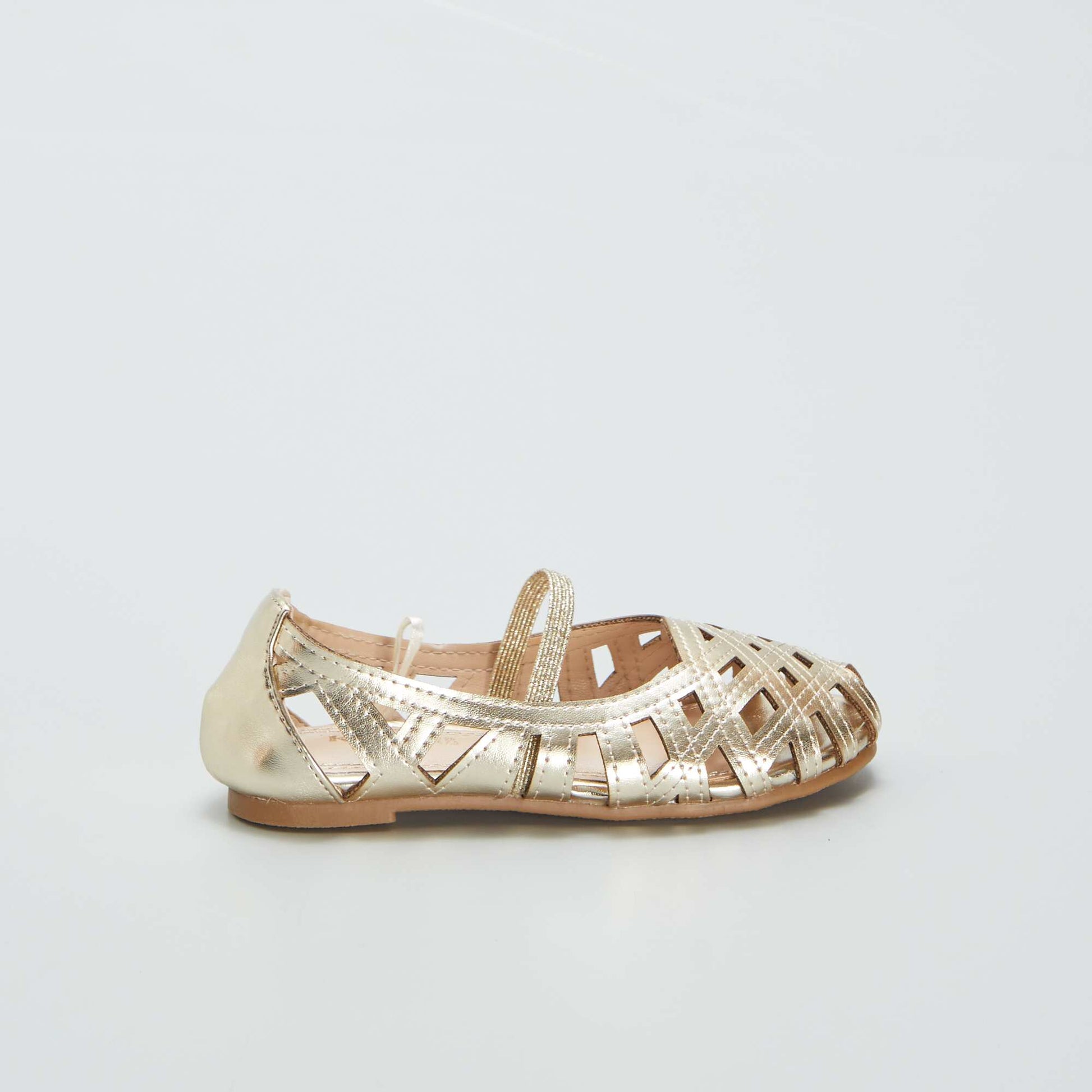 Closed sandals with holes YELLOW