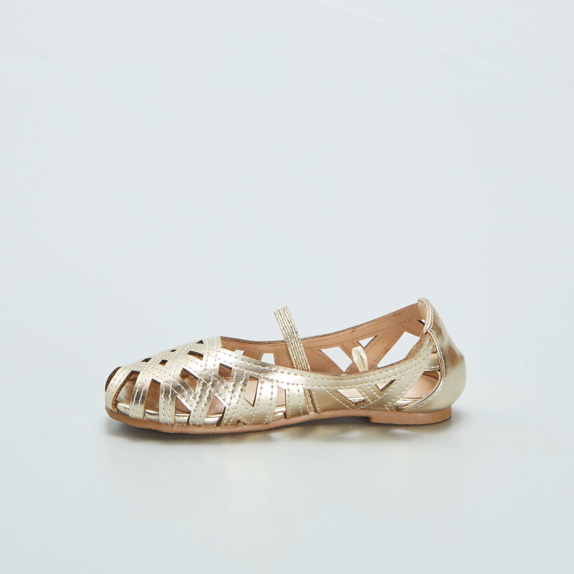 Closed sandals with holes YELLOW