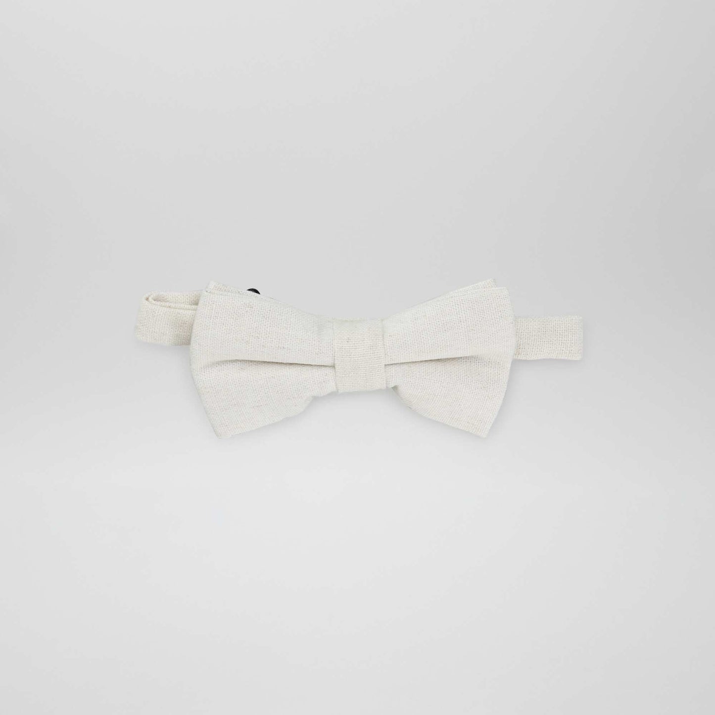 Linen-effect bow tie BEIGE