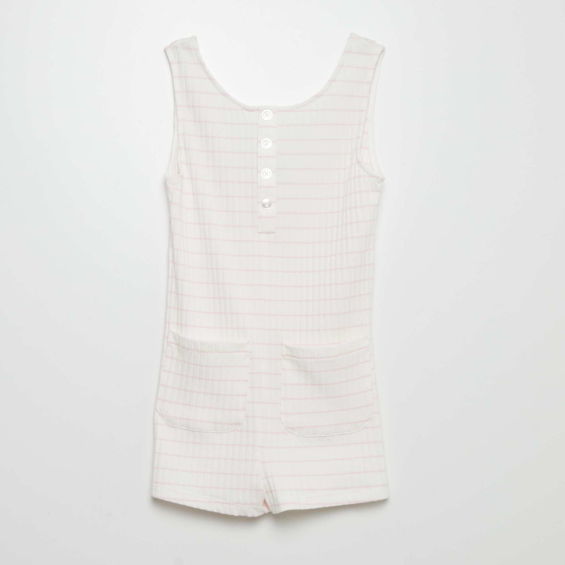 Vest-style all-in-one PINK